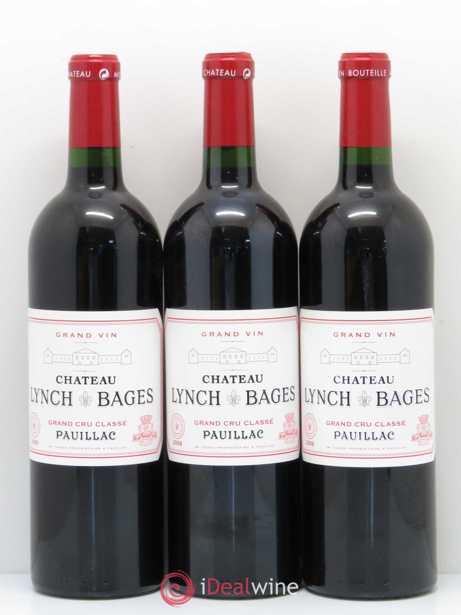 Château Lynch Bages 5ème Grand Cru Classé 2008 - Lot de 12 bouteilles - 2