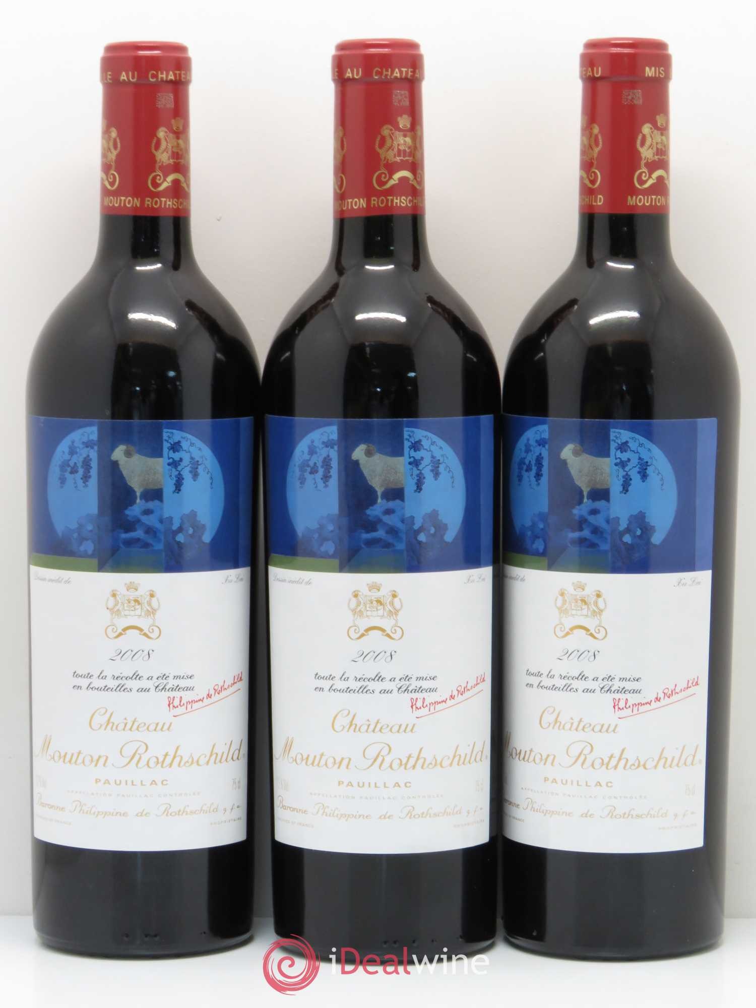 Château Mouton Rothschild 1er Grand Cru Classé 2008 - Lot de 12 bouteilles - 5