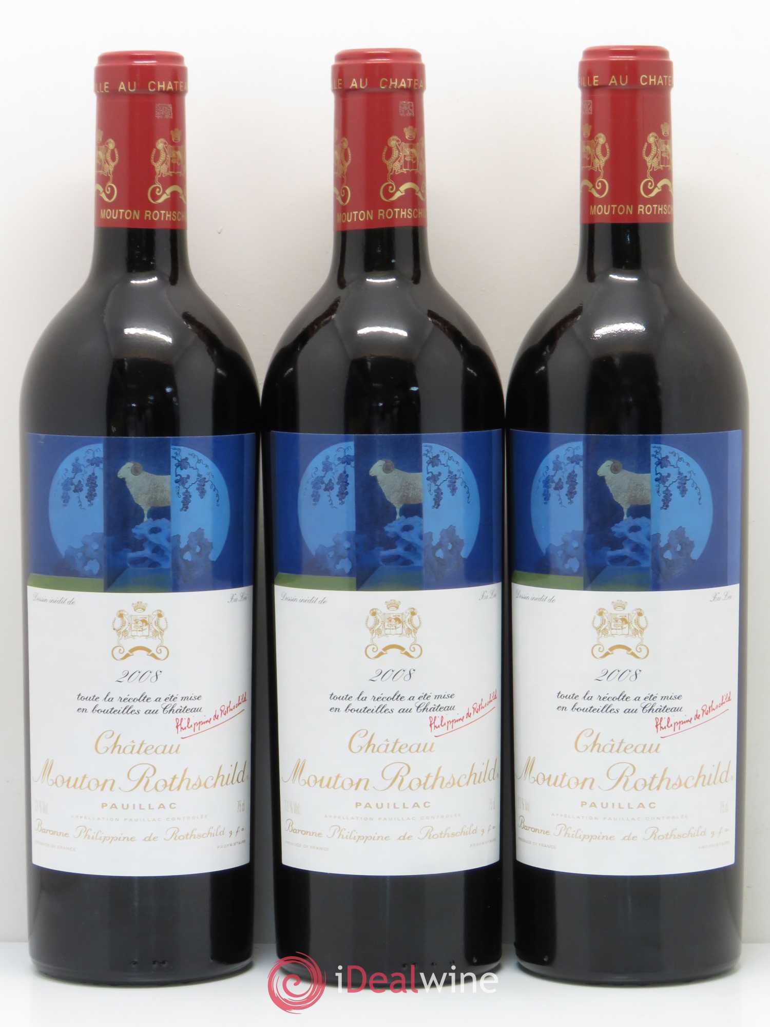 Château Mouton Rothschild 1er Grand Cru Classé 2008 - Lot de 12 bouteilles - 7