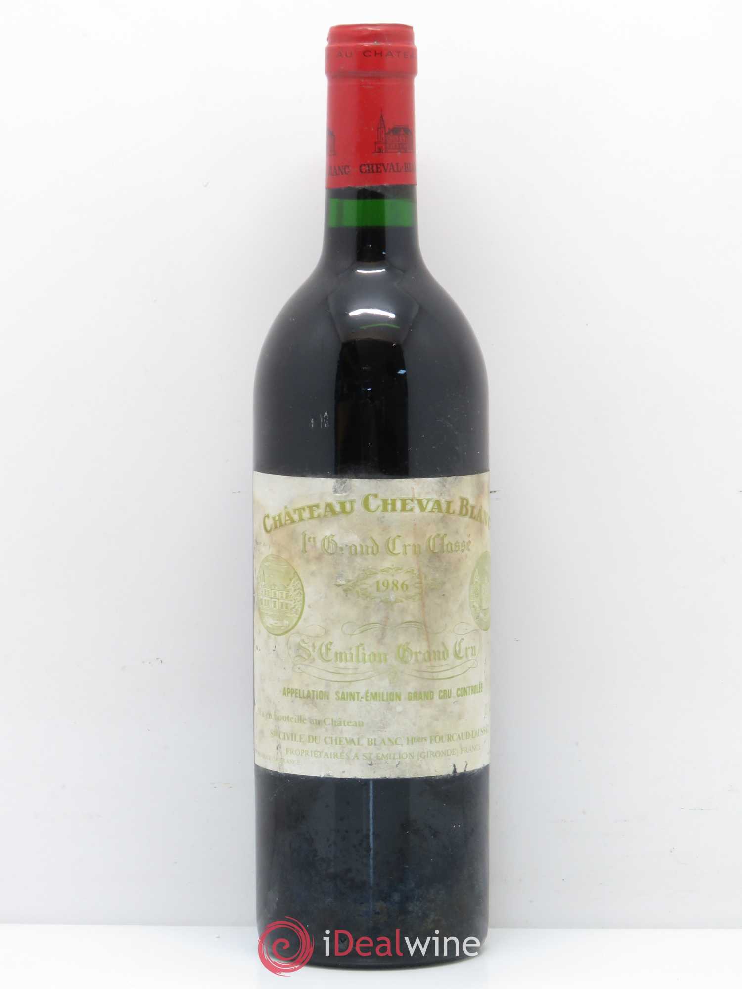 Château Cheval Blanc 1er Grand Cru Classé A 1986 - Lot de 1 bouteille - 0