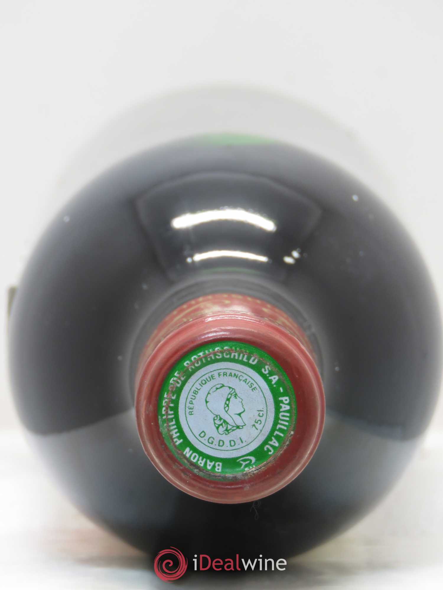 Château Mouton Rothschild 1er Grand Cru Classé 1989 - Lot de 1 bouteille - 1