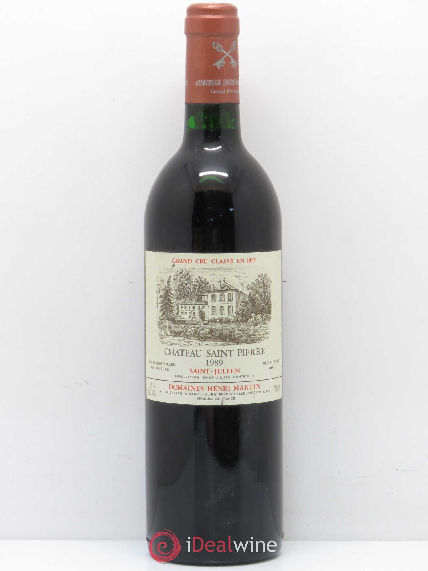 Château Saint-Pierre 4ème Grand Cru Classé 1989 - Lot de 1 bouteille - 0