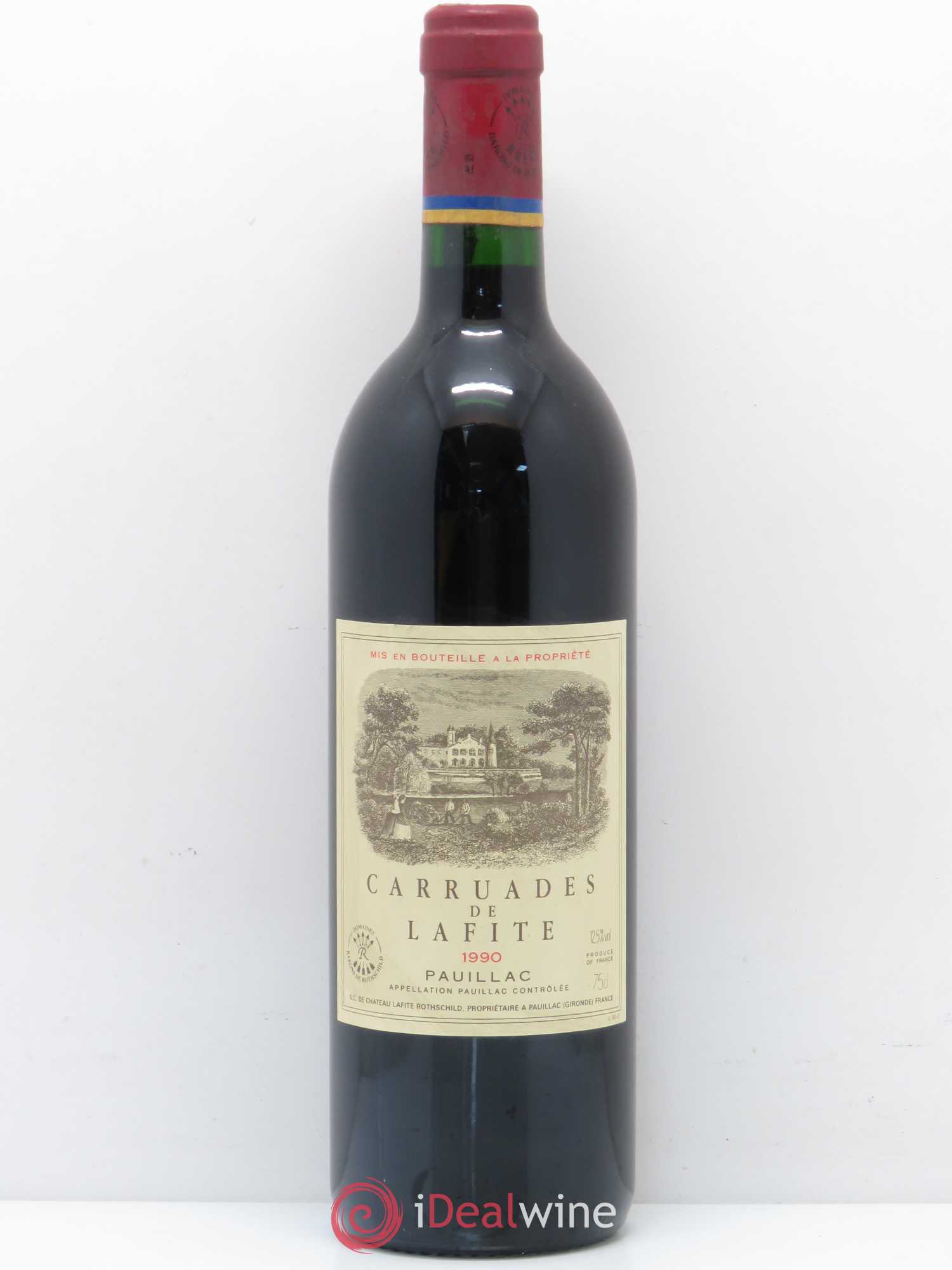 Carruades de Lafite Rothschild Second Vin 1990 - Lot de 1 bouteille - 0