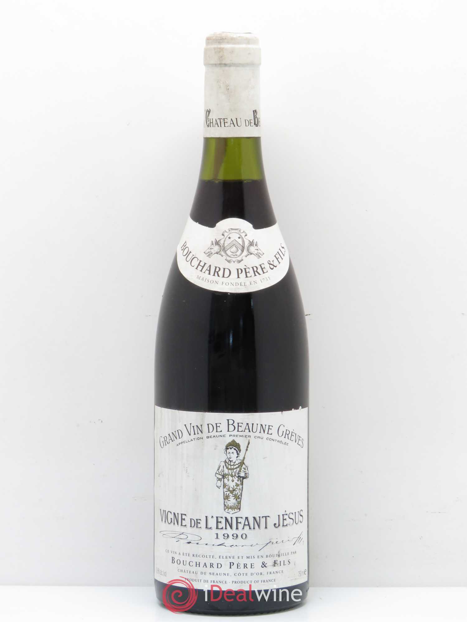 Beaune 1er Cru Grèves - Vigne de l'Enfant Jésus Bouchard Père & Fils 1990 - Lot de 1 bouteille - 0