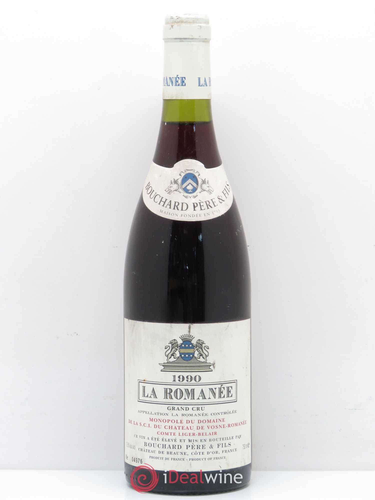 La Romanée Grand Cru Comte Liger-Belair (Domaine du) 1990 - Lot de 1 bouteille - 0