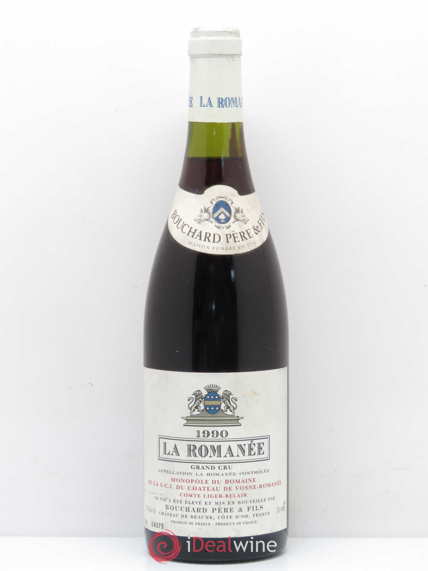 La Romanée Grand Cru Comte Liger-Belair (Domaine du) 1990 - Lot de 1 bouteille - 0