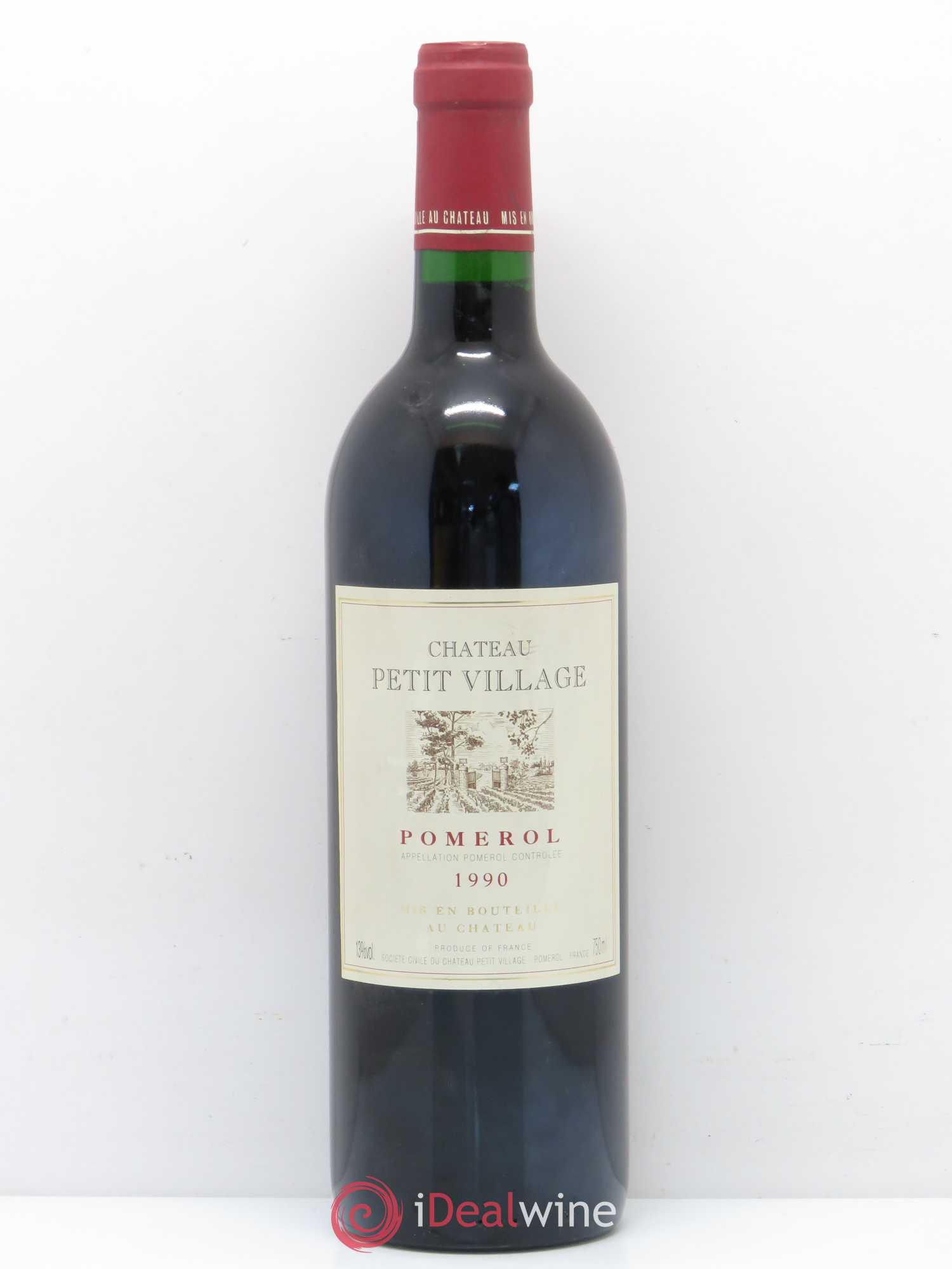 Château Petit Village 1990 - Lot de 1 bouteille - 0