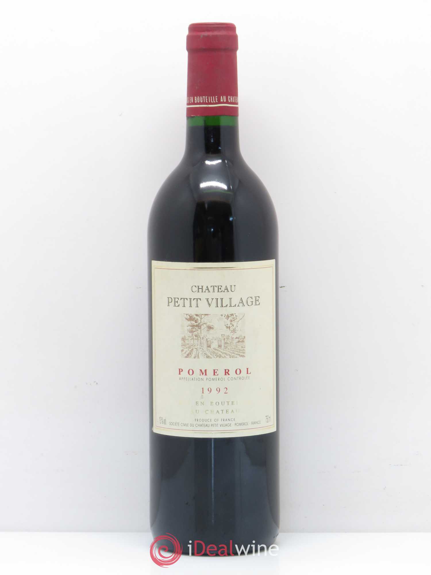 Château Petit Village 1992 - Lot de 1 bouteille - 0