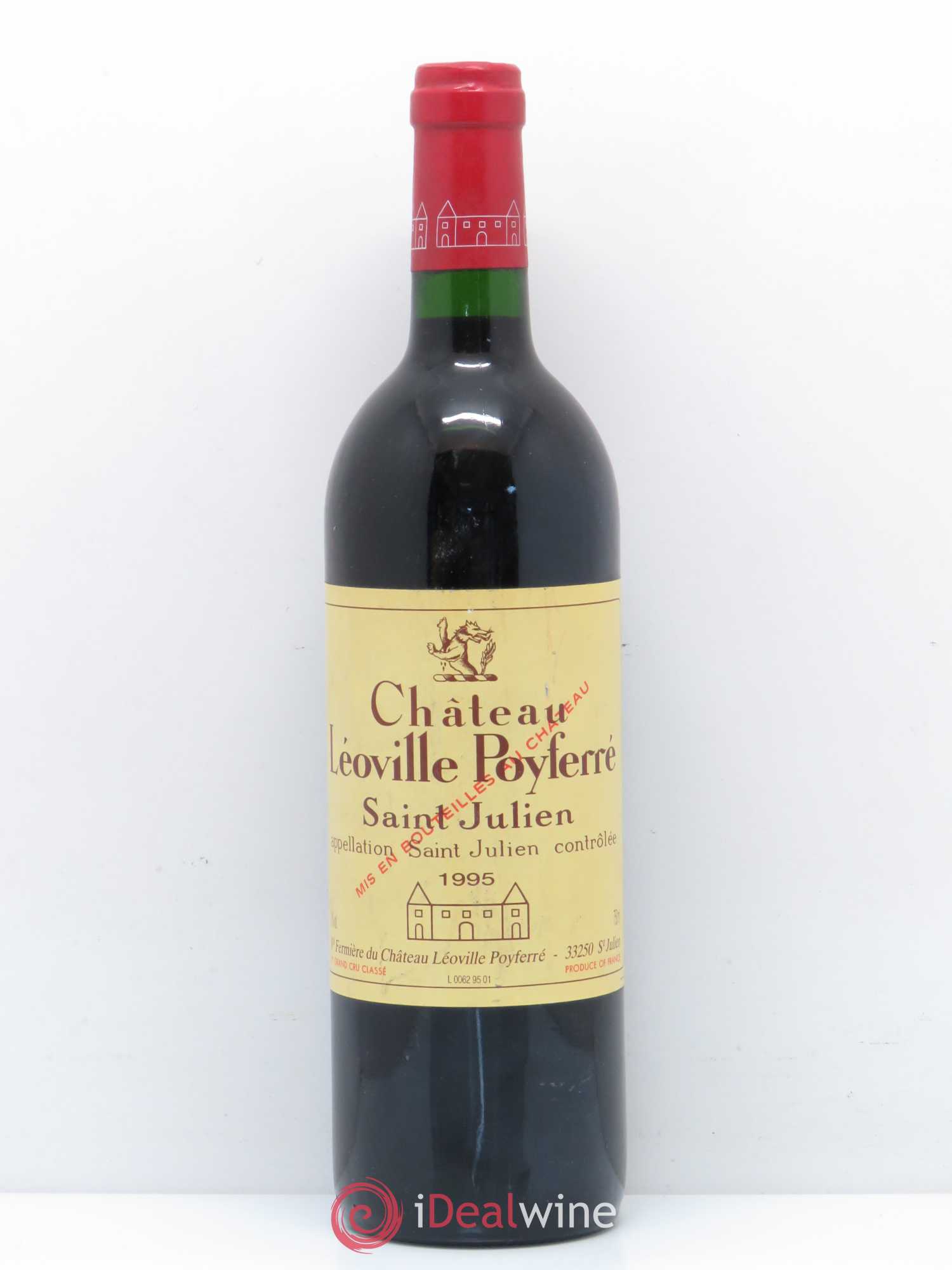 Château Léoville Poyferré 2ème Grand Cru Classé 1995 - Lot de 1 bouteille - 0