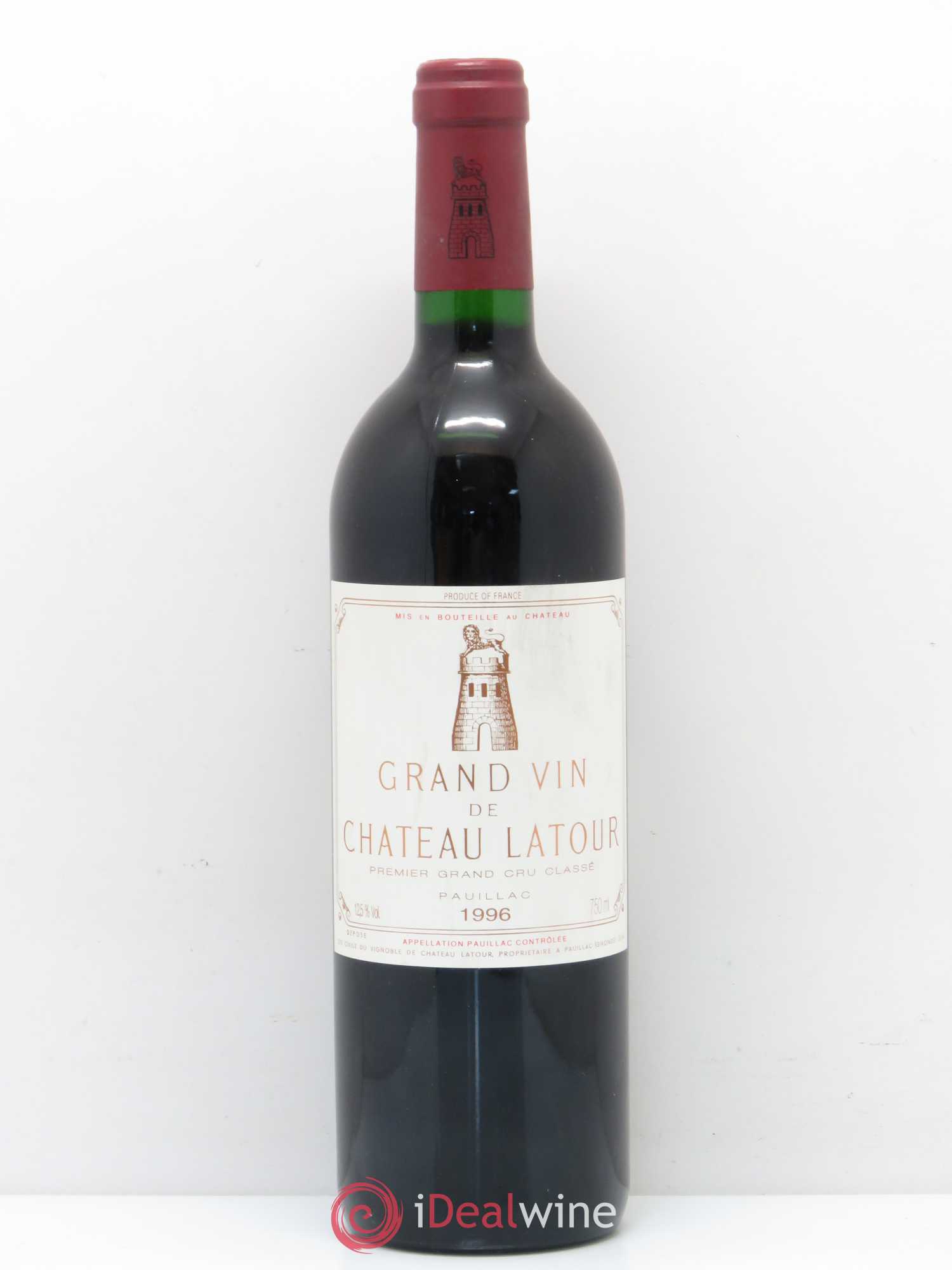 Château Latour 1er Grand Cru Classé 1996 - Lot de 1 bouteille - 0