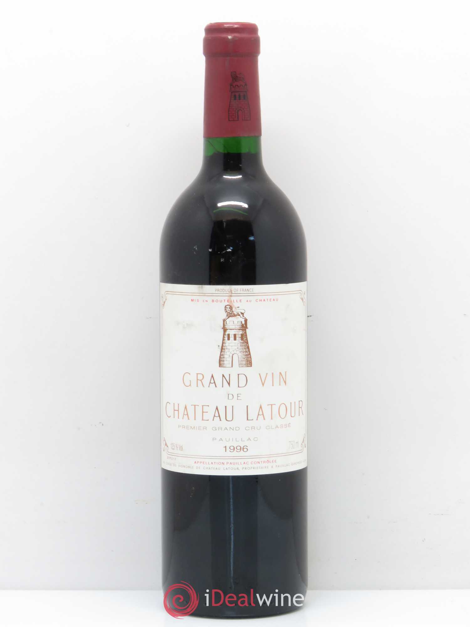 Château Latour 1er Grand Cru Classé 1996 - Lot de 1 bouteille - 0