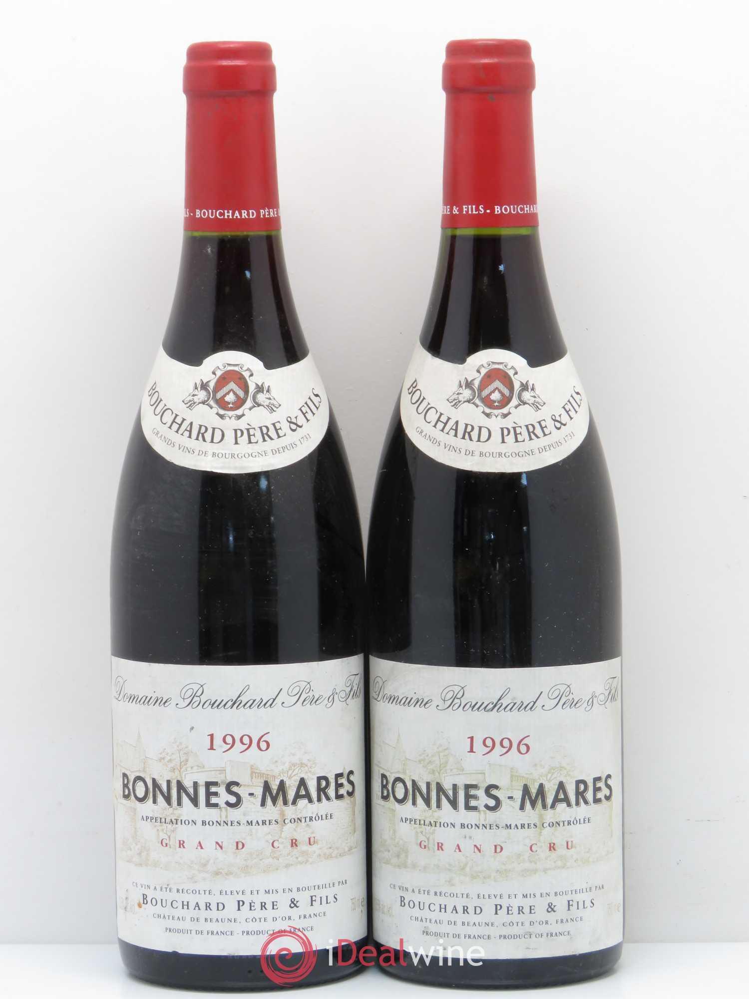 Bonnes-Mares Grand Cru Bouchard Père & Fils 1996 - Lot de 2 bouteilles - 0