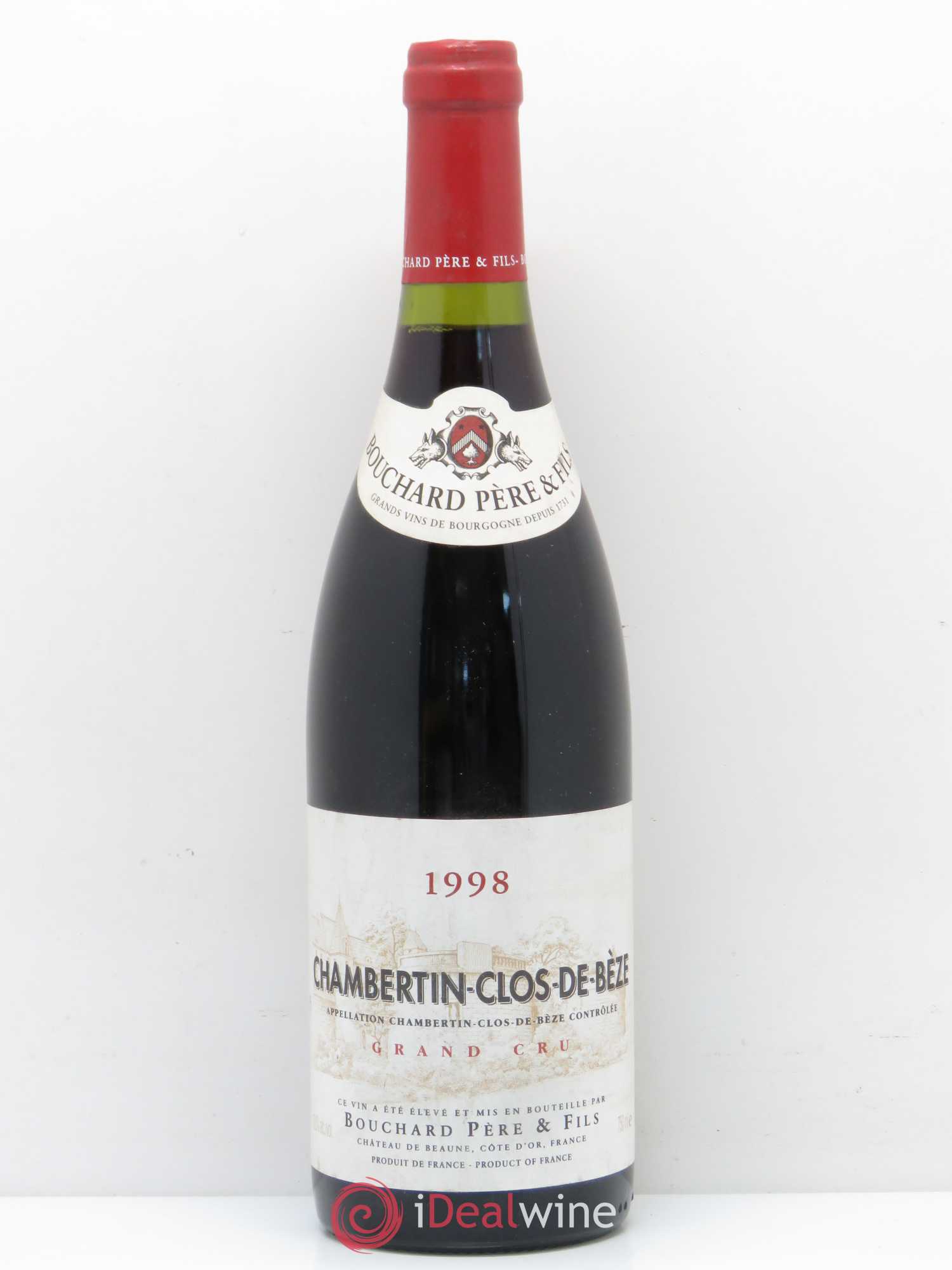 Chambertin Clos de Bèze Grand Cru Bouchard Père & Fils 1998 - Lot de 1 bouteille - 0