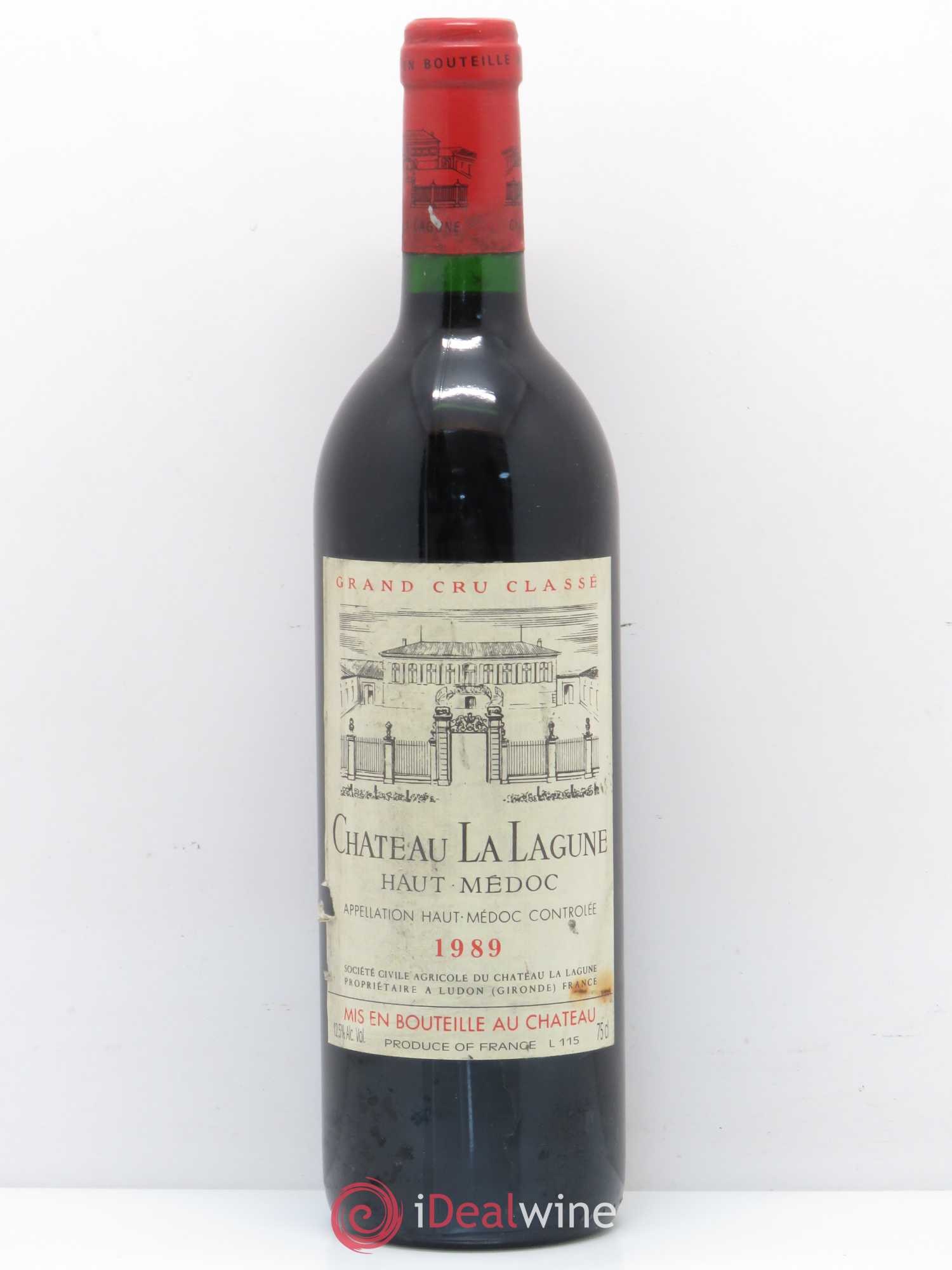 Château la Lagune 3ème Grand Cru Classé 1989 - Lot de 1 bouteille - 0