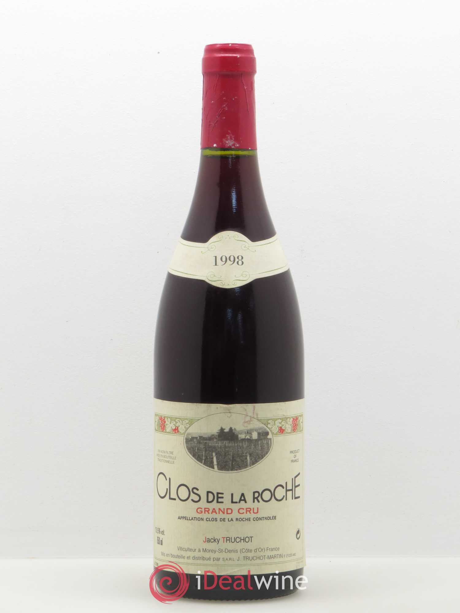 Clos de la Roche Grand Cru Jacky Truchot 1998 - Lot de 1 bouteille - 0