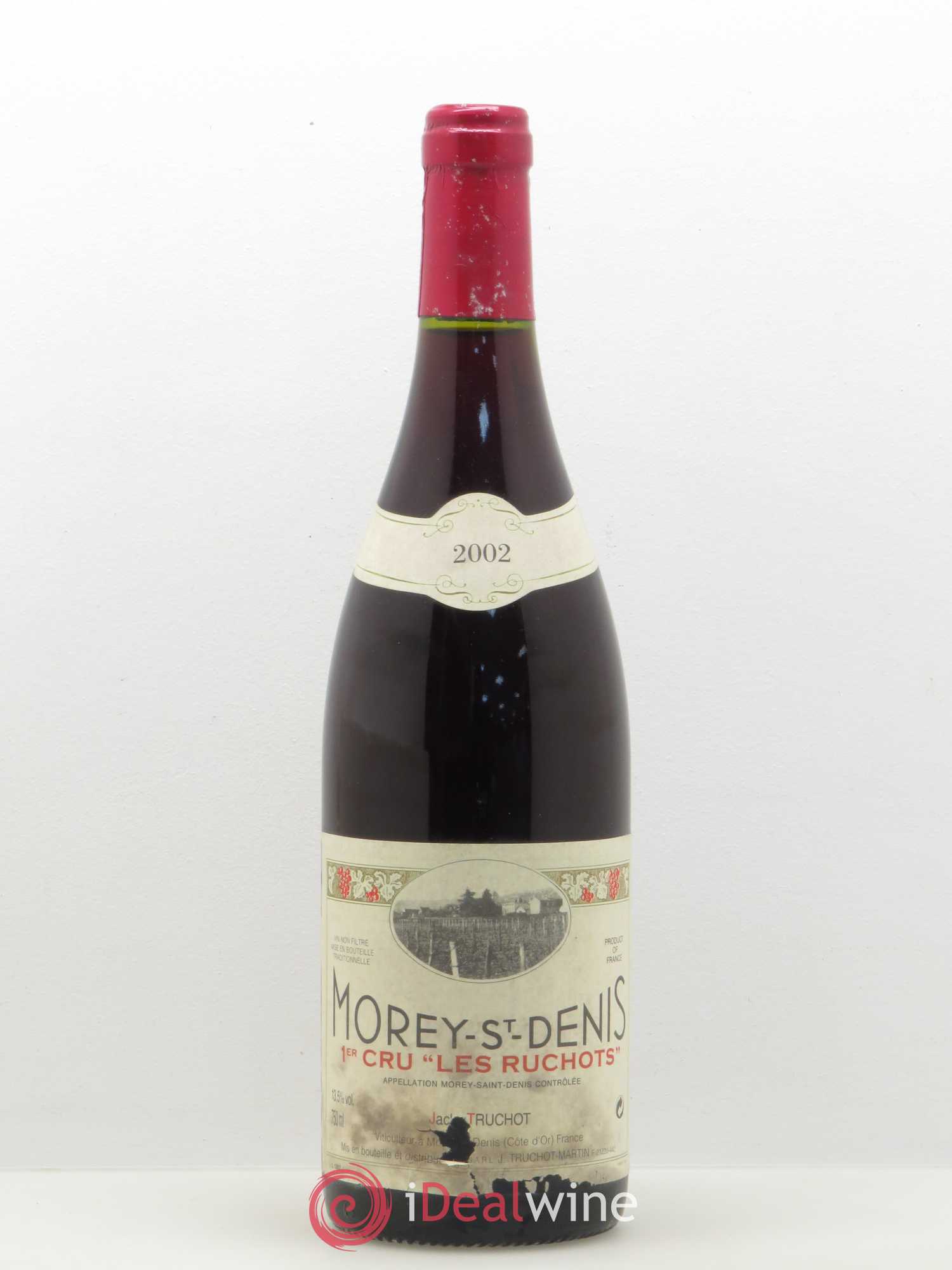 Morey-Saint-Denis 1er Cru Les Ruchots Jacky Truchot 2002 - Lot de 1 bouteille - 0