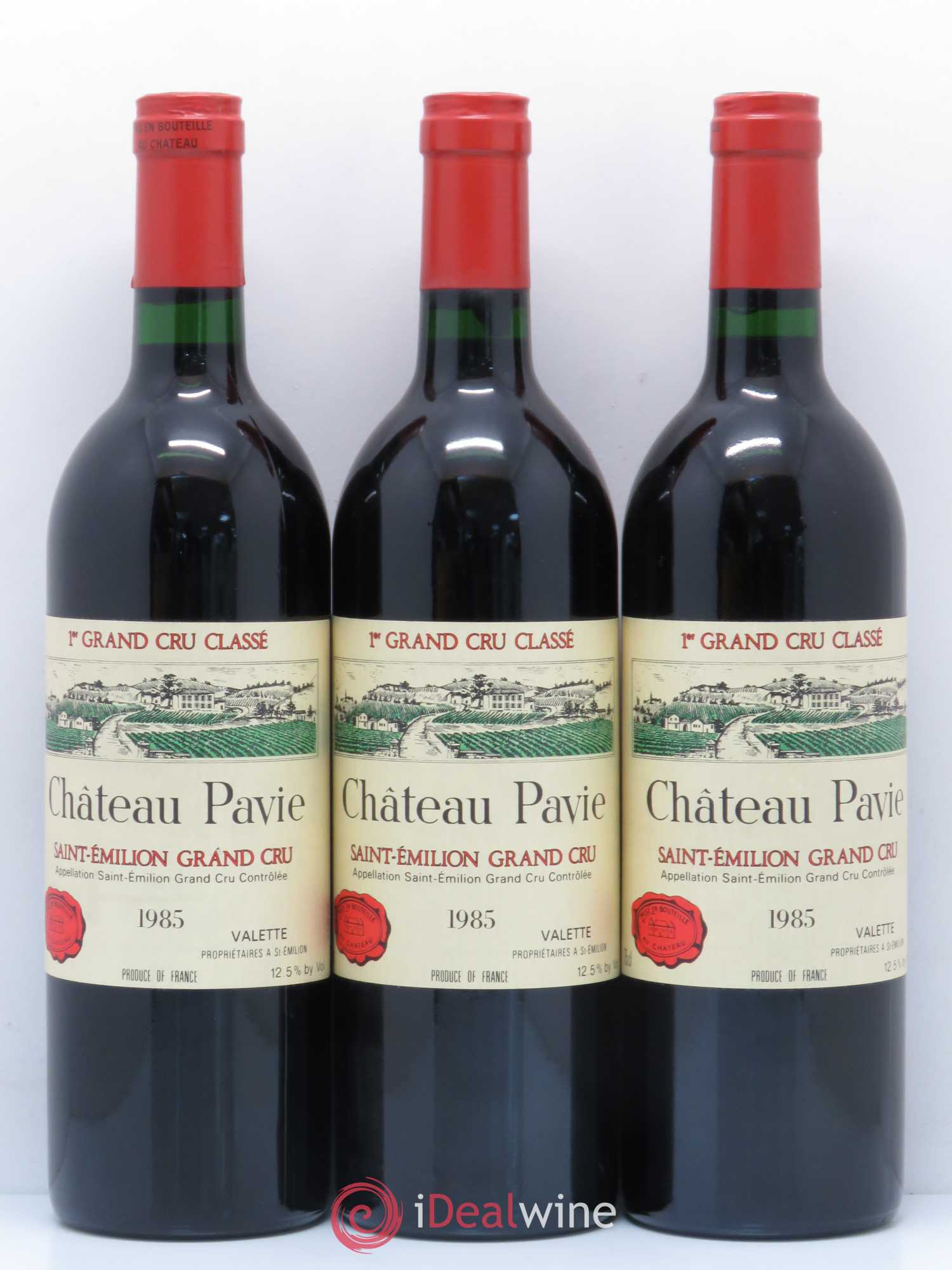 Château Pavie 1er Grand Cru Classé A 1985 - Lot de 12 bouteilles - 3