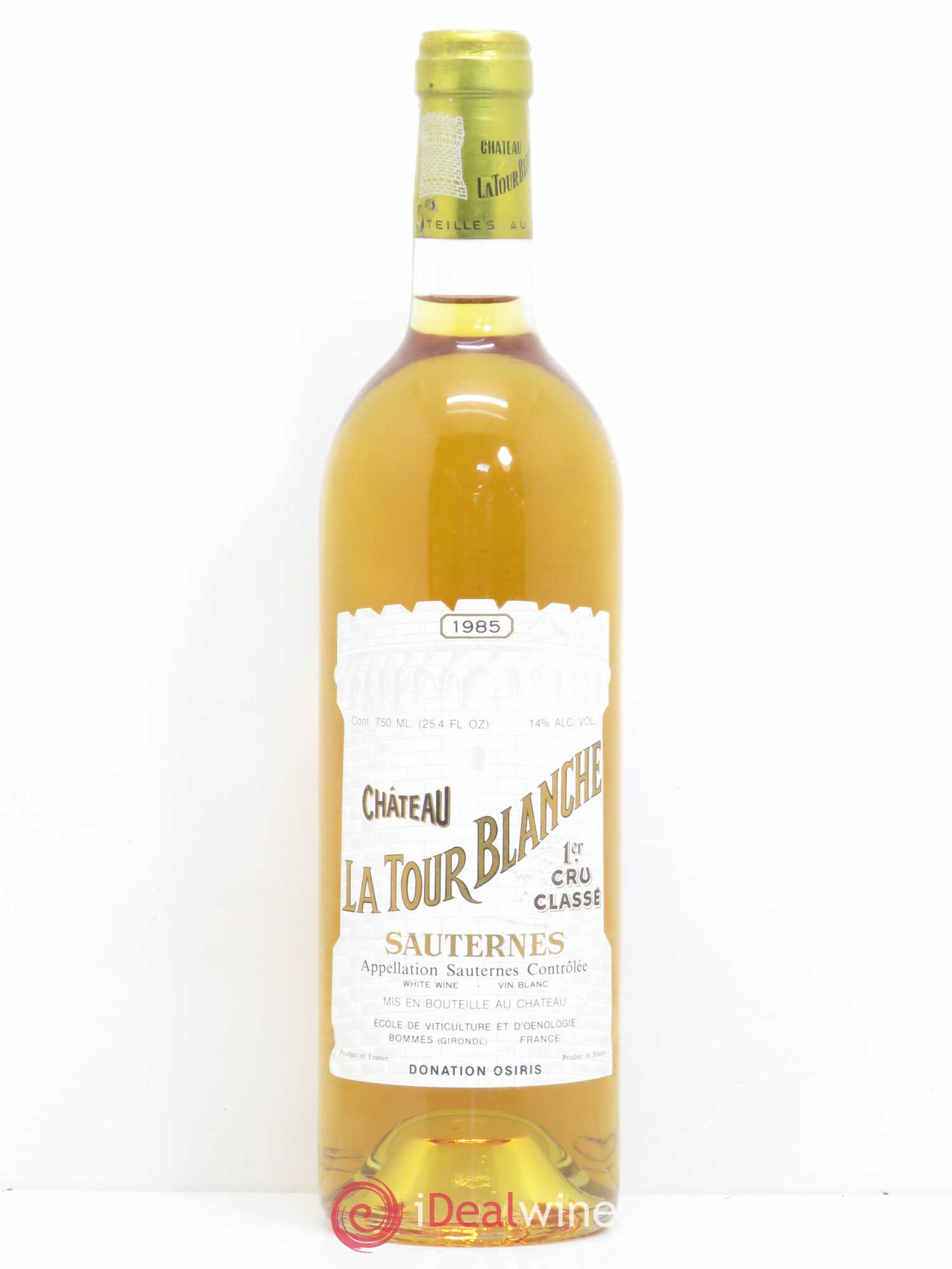 Château la Tour Blanche 1er Grand Cru Classé 1985 - Lotto di 1 bottiglia - 0