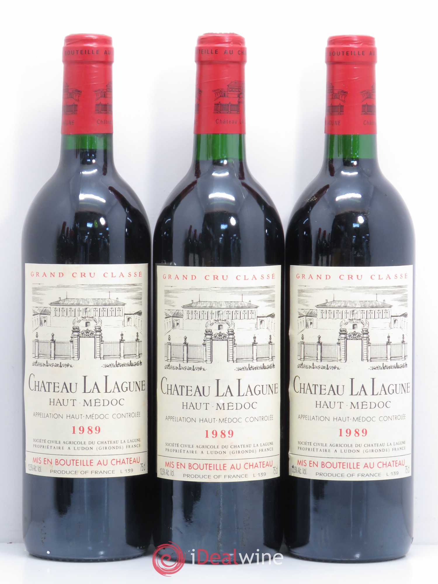 Château la Lagune 3ème Grand Cru Classé 1989 - Lot de 6 bouteilles - 1