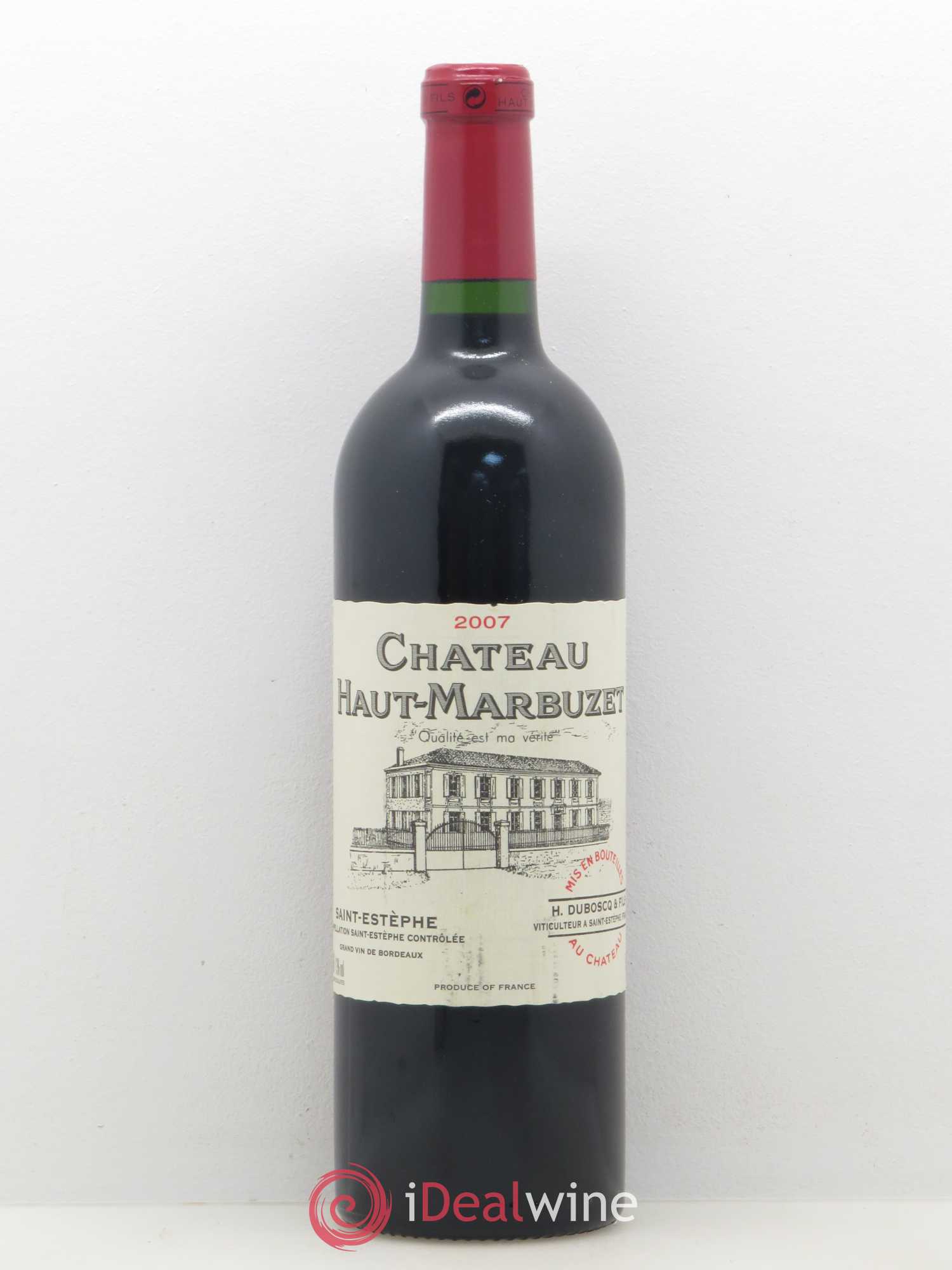Château Haut Marbuzet 2007 - Lot de 1 bouteille - 0