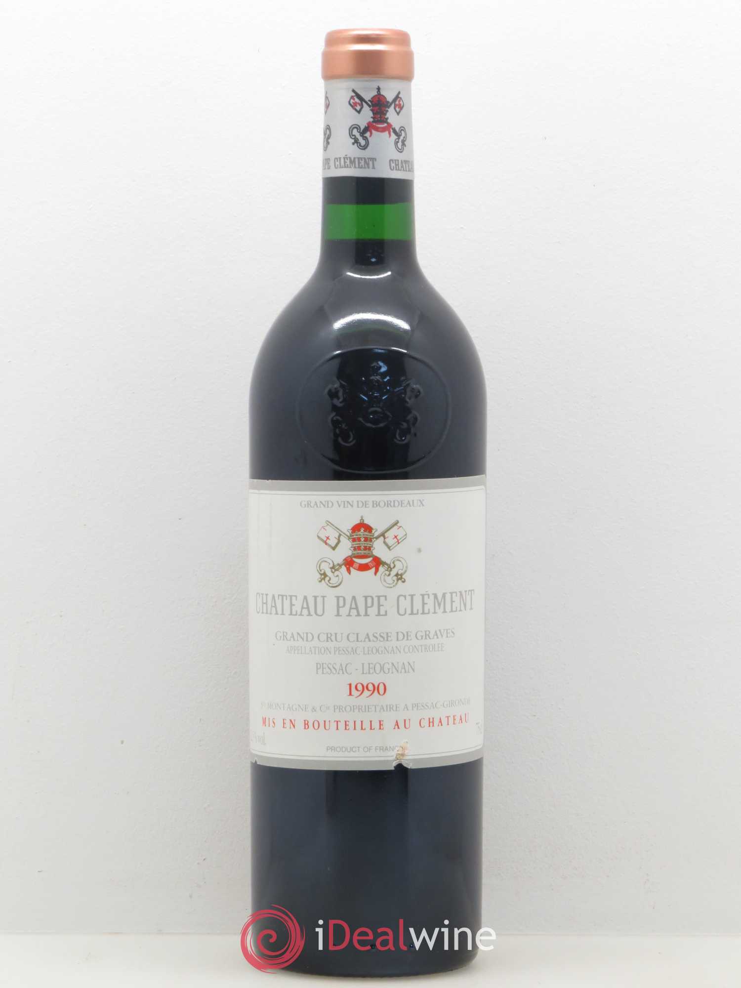 Château Pape Clément Cru Classé de Graves 1990 - Lot de 1 bouteille - 0