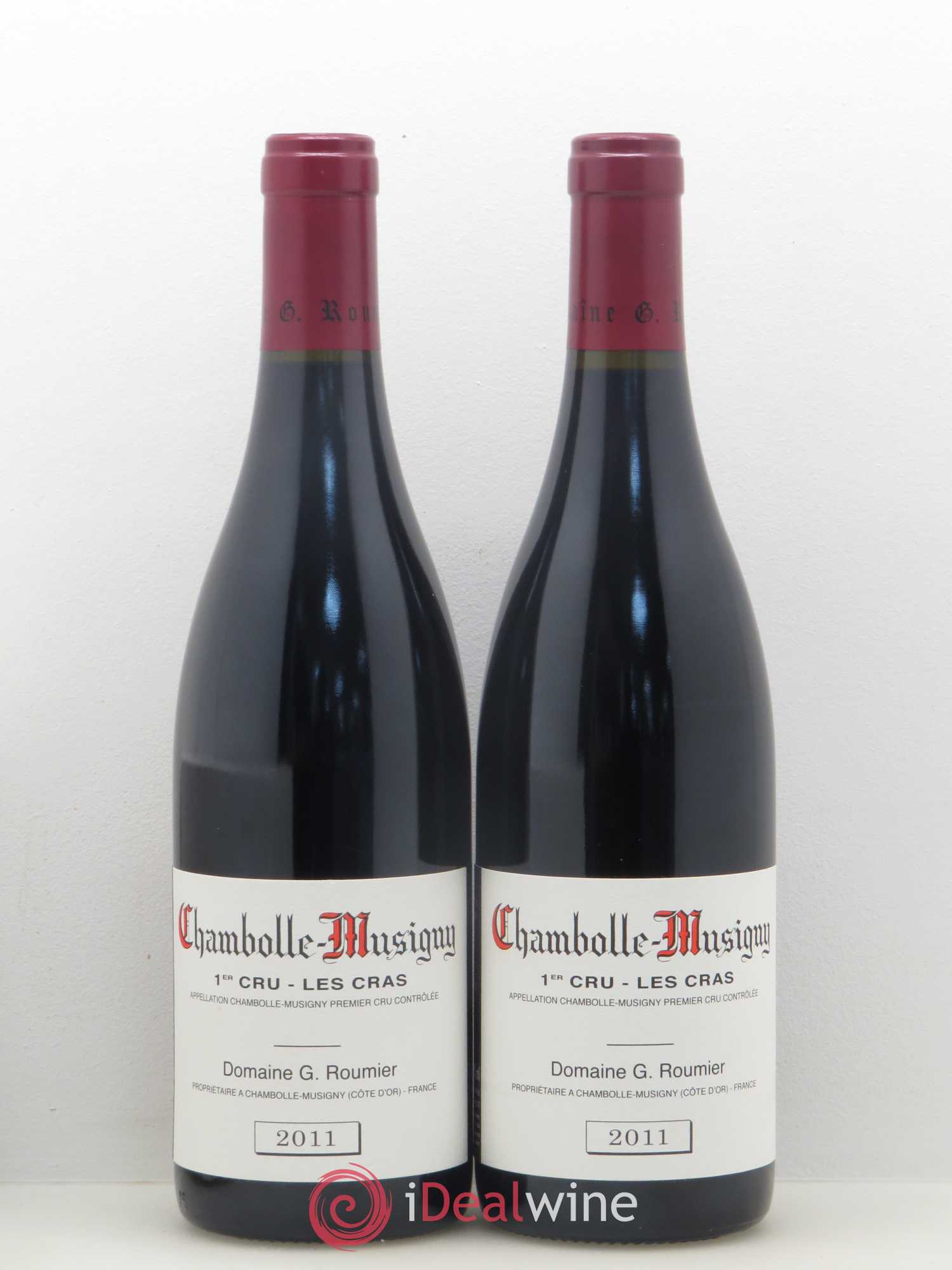 Chambolle-Musigny 1er Cru Les Cras Georges Roumier (Domaine) 2011 - Lot de 2 bouteilles - 0