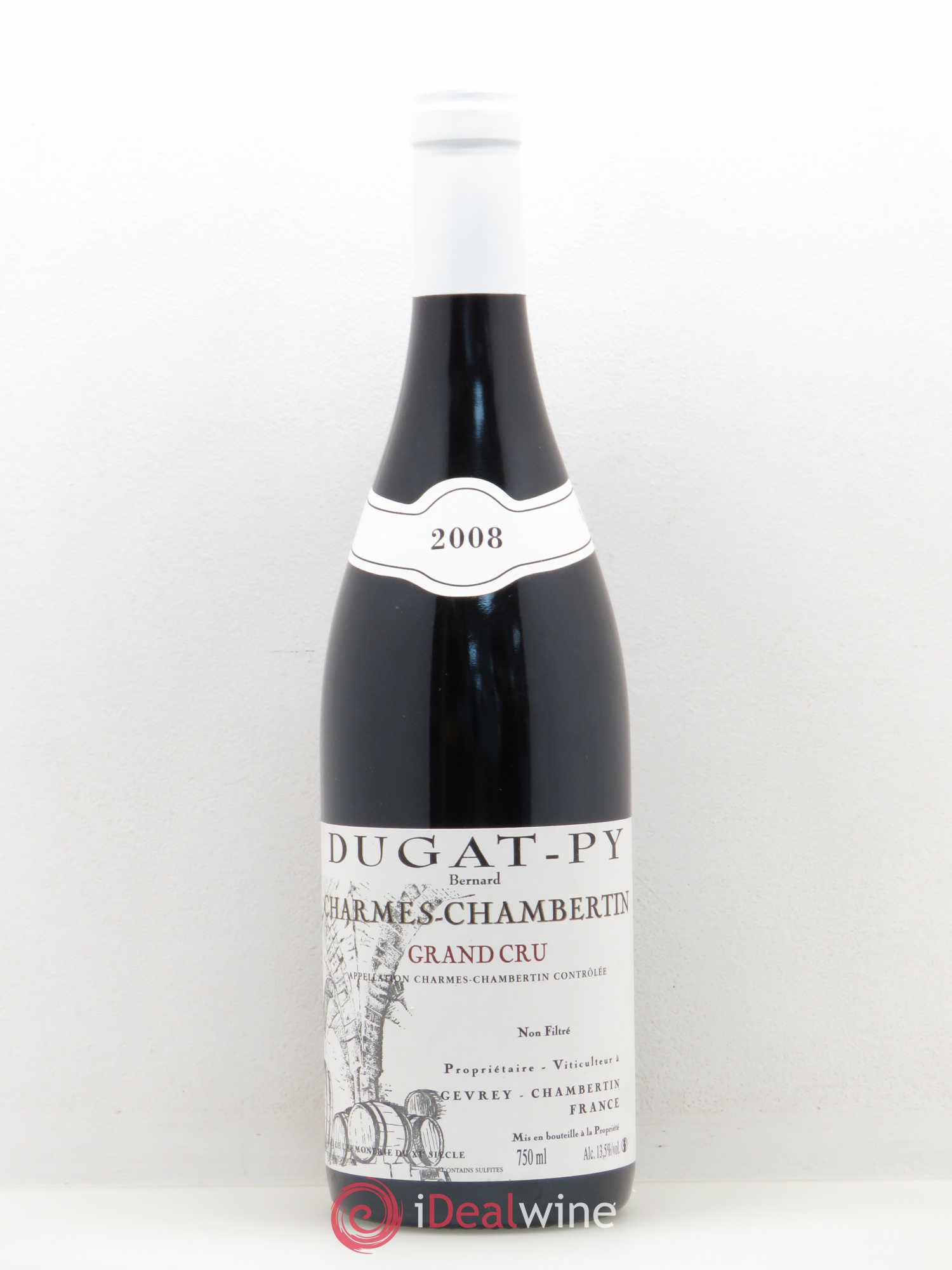 Charmes-Chambertin Grand Cru Dugat-Py 2008 - Lot de 1 bouteille - 0