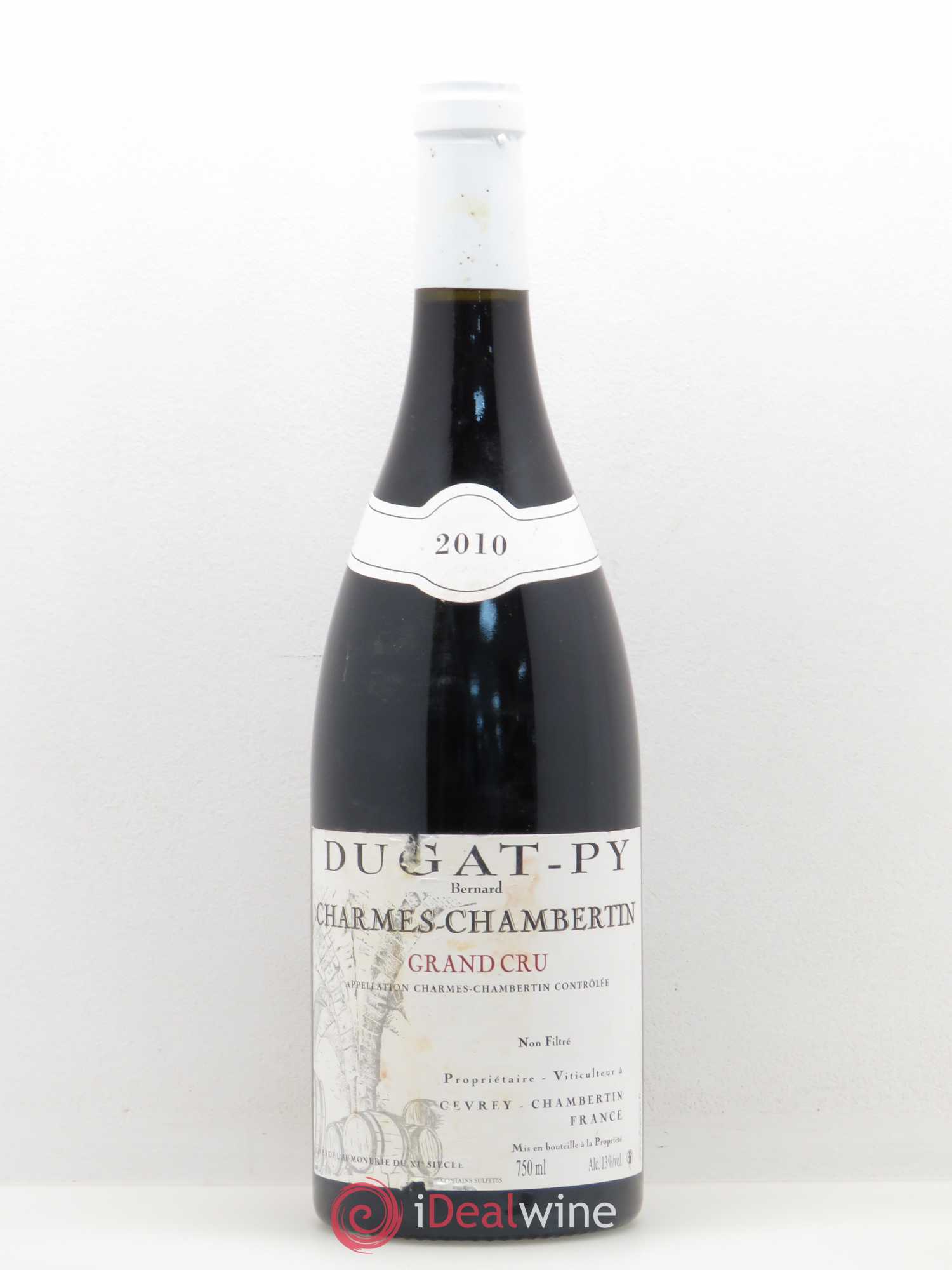 Charmes-Chambertin Grand Cru Dugat-Py 2010 - Lot de 1 bouteille - 0
