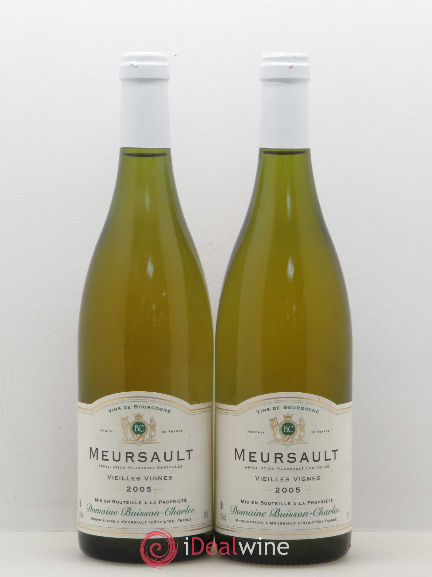 Meursault Vieilles vignes Domaine Buisson Charles 2005 - Posten von 2 Flaschen - 0