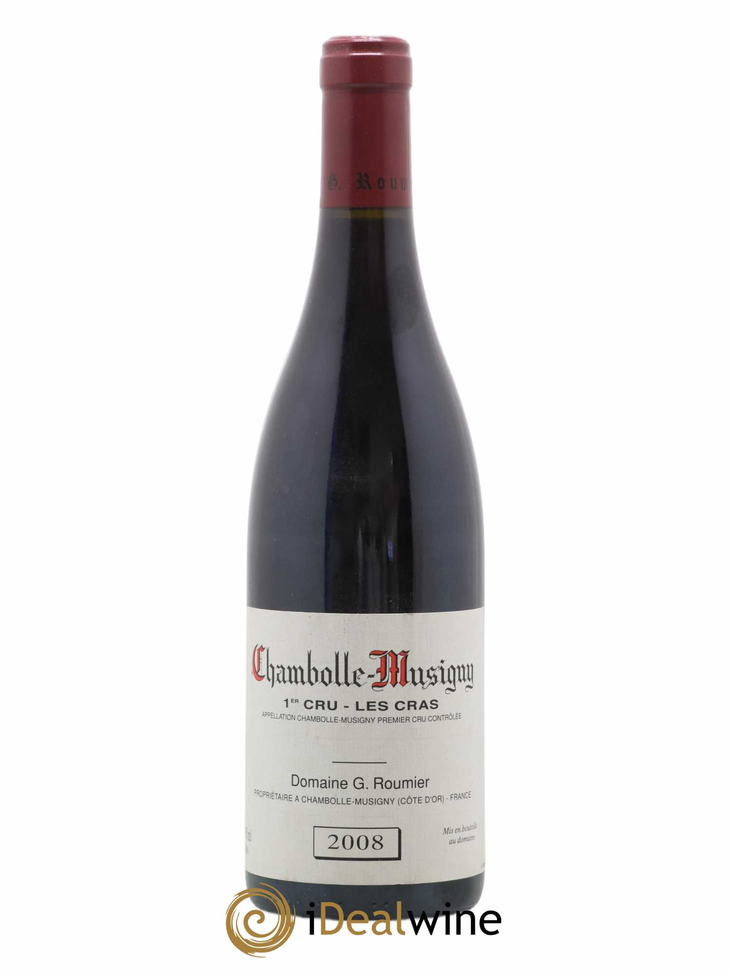 Chambolle-Musigny 1er Cru Les Cras Georges Roumier (Domaine) 2008 - Lot de 1 bouteille - 0