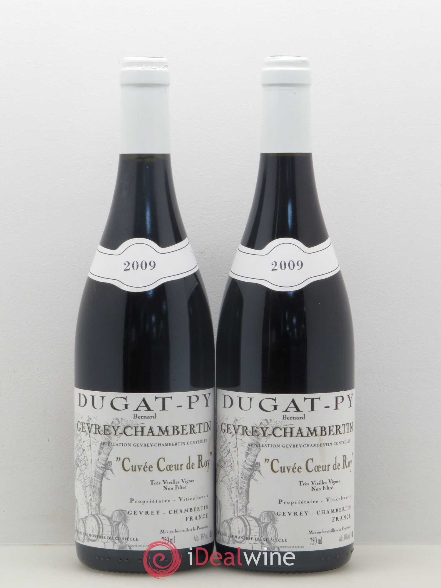 Gevrey-Chambertin Coeur de Roy Très Vieilles Vignes Dugat-Py Très Vieilles Vignes 2009 - Posten von 2 Flaschen - 0