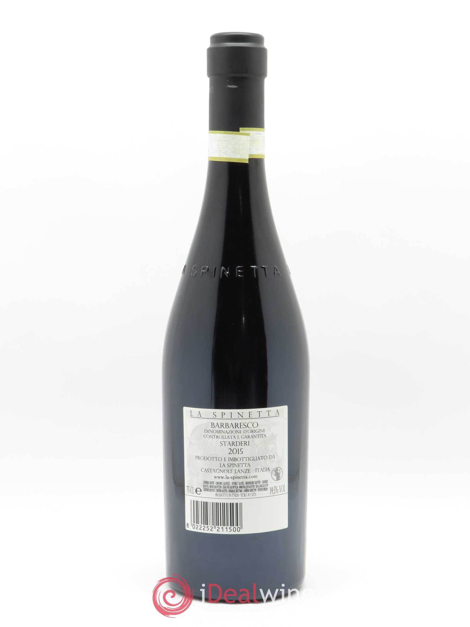 Barbaresco DOCG Starderi Vursu La Spinetta - Giorgio Rivetti 2015 - Lot de 1 bouteille - 1