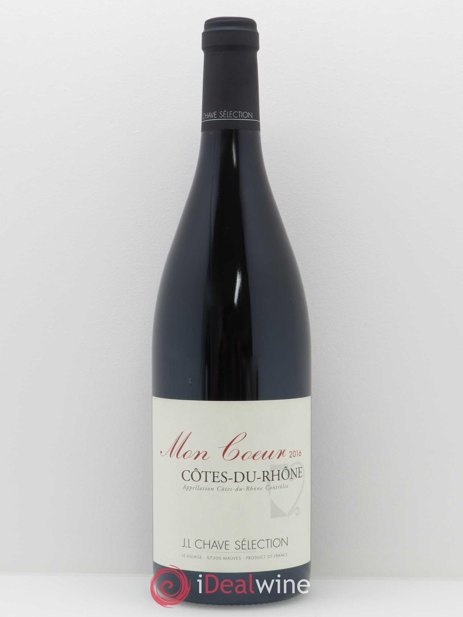 Côtes-du-Rhône Mon coeur J-L. Chave Sélection 2016 - Lot de 1 bouteille - 0