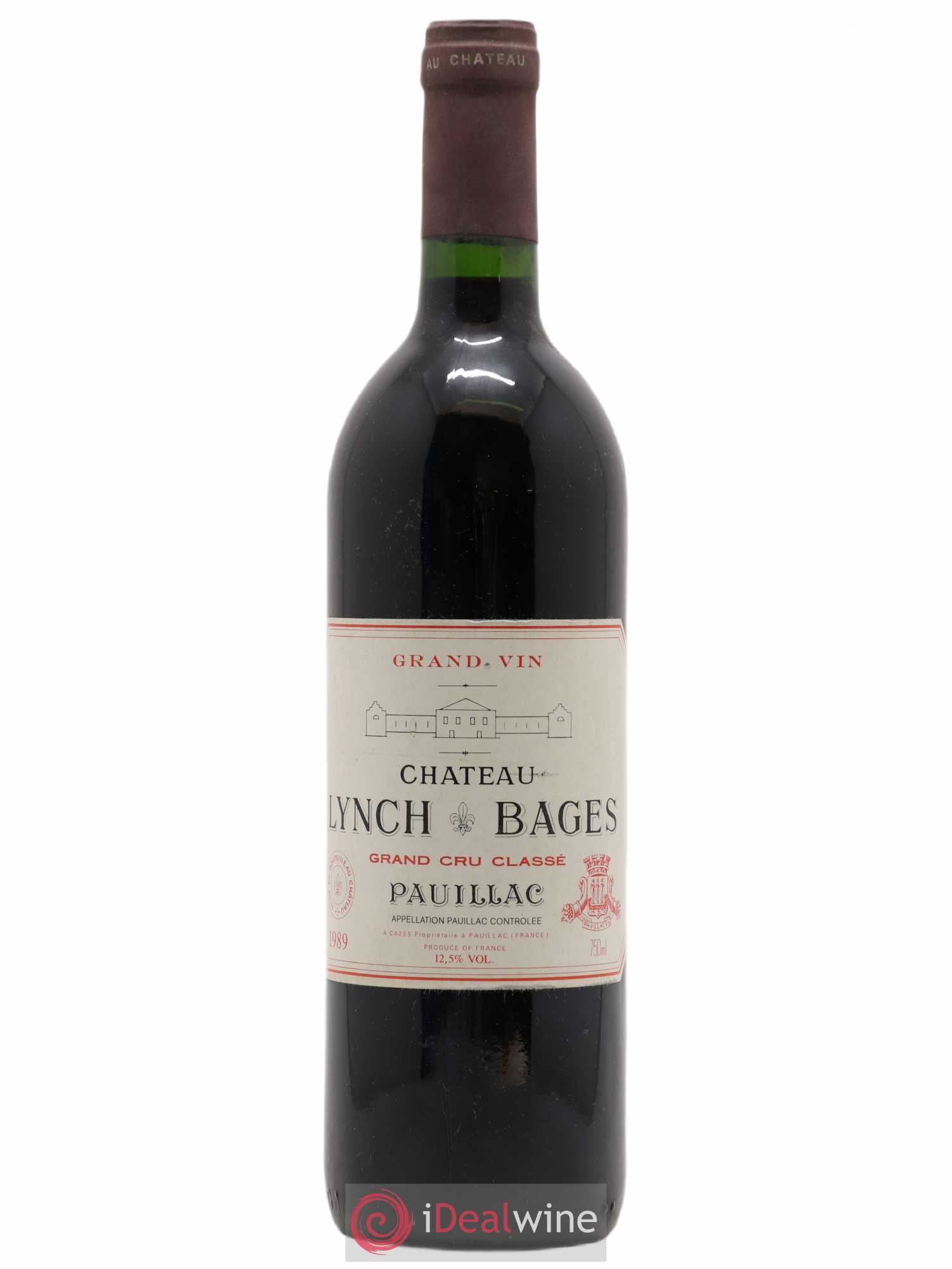 Château Lynch Bages 5ème Grand Cru Classé 1989 - Lot de 1 bouteille - 0