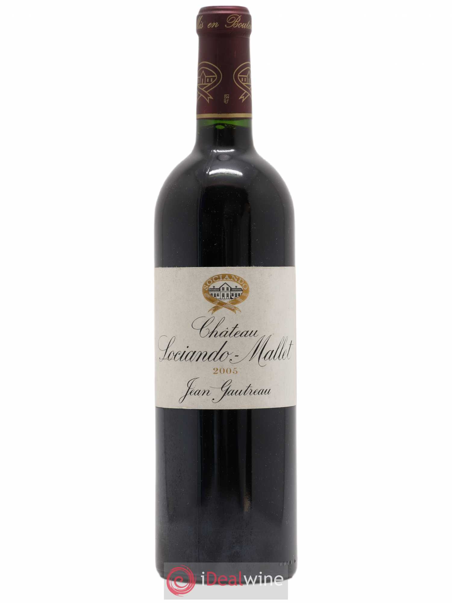 Château Sociando Mallet 2005 - Lot de 1 bouteille - 0
