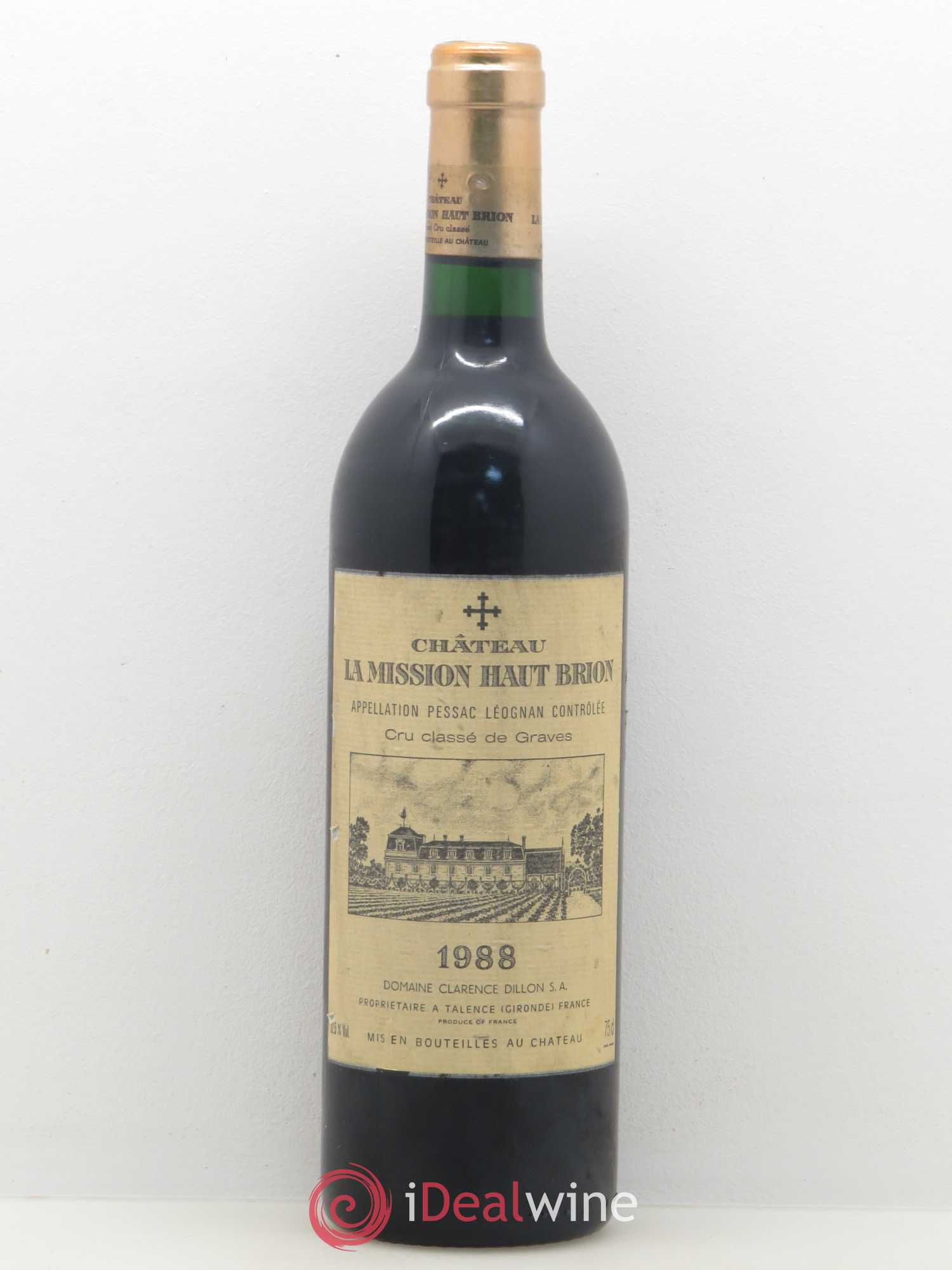 Château la Mission Haut-Brion Cru Classé de Graves 1988 - Lot de 1 bouteille - 0