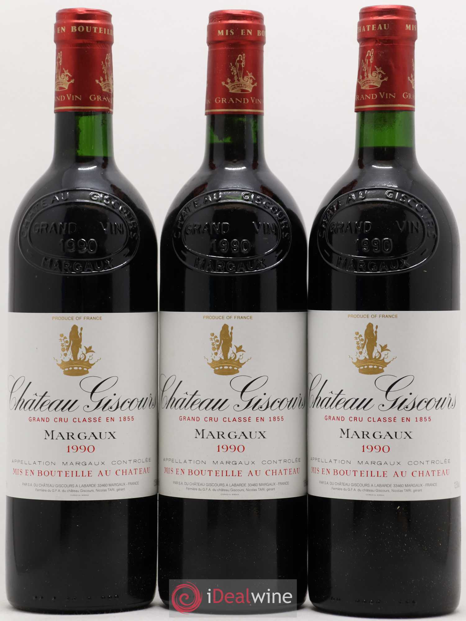 Château Giscours 3ème Grand Cru Classé 1990 - Lot de 6 bouteilles - 1
