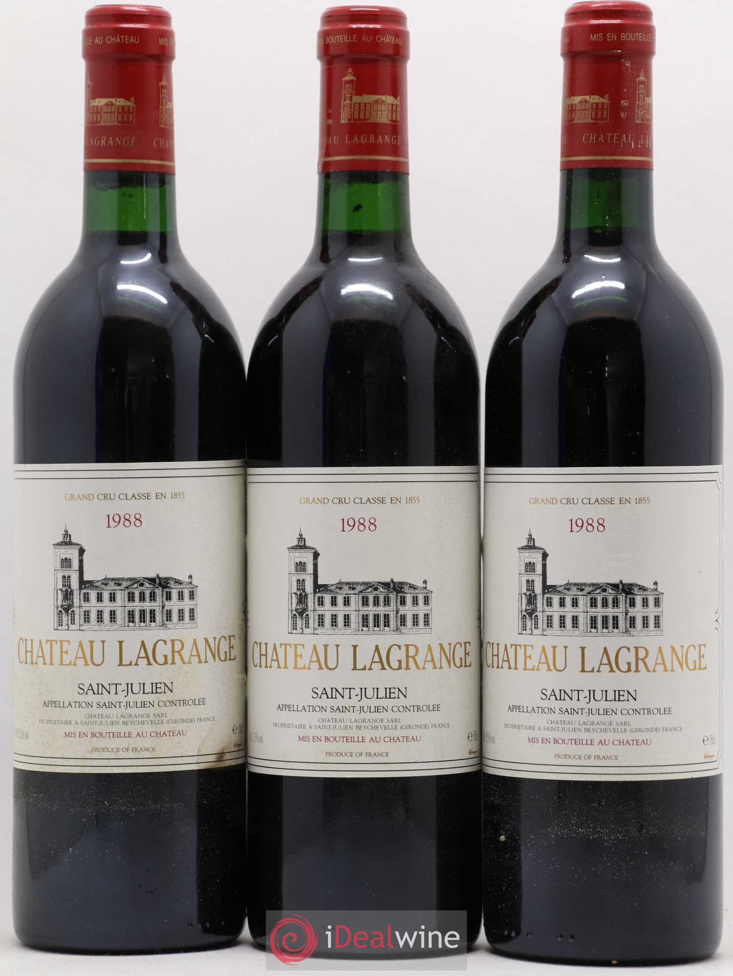 Château Lagrange 3ème Grand Cru Classé 1988 - Lot de 6 bouteilles - 1