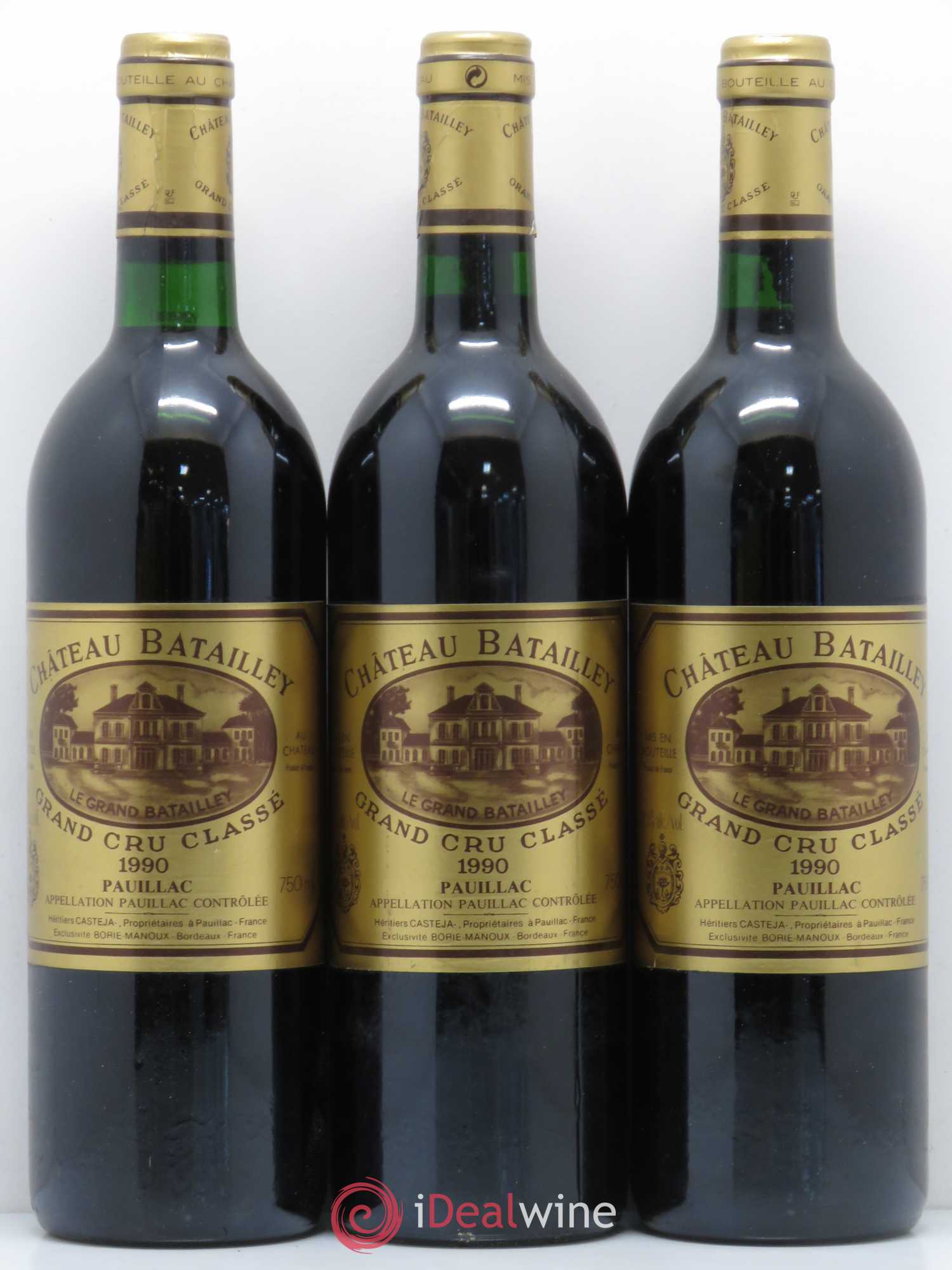 Château Batailley 5ème Grand Cru Classé 1990 - Lot de 6 bouteilles - 2