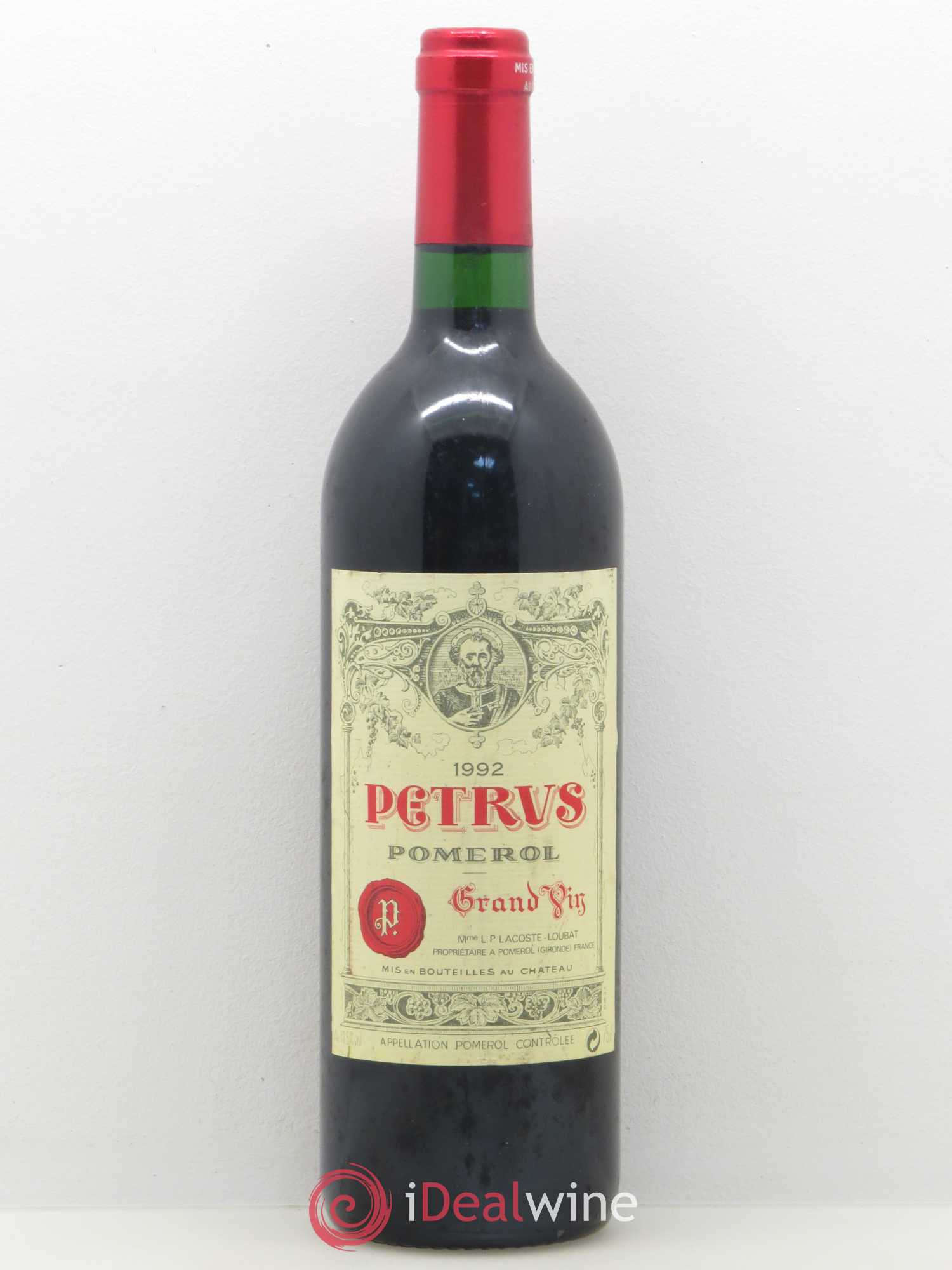 Petrus 1992 - Lot de 1 bouteille - 0