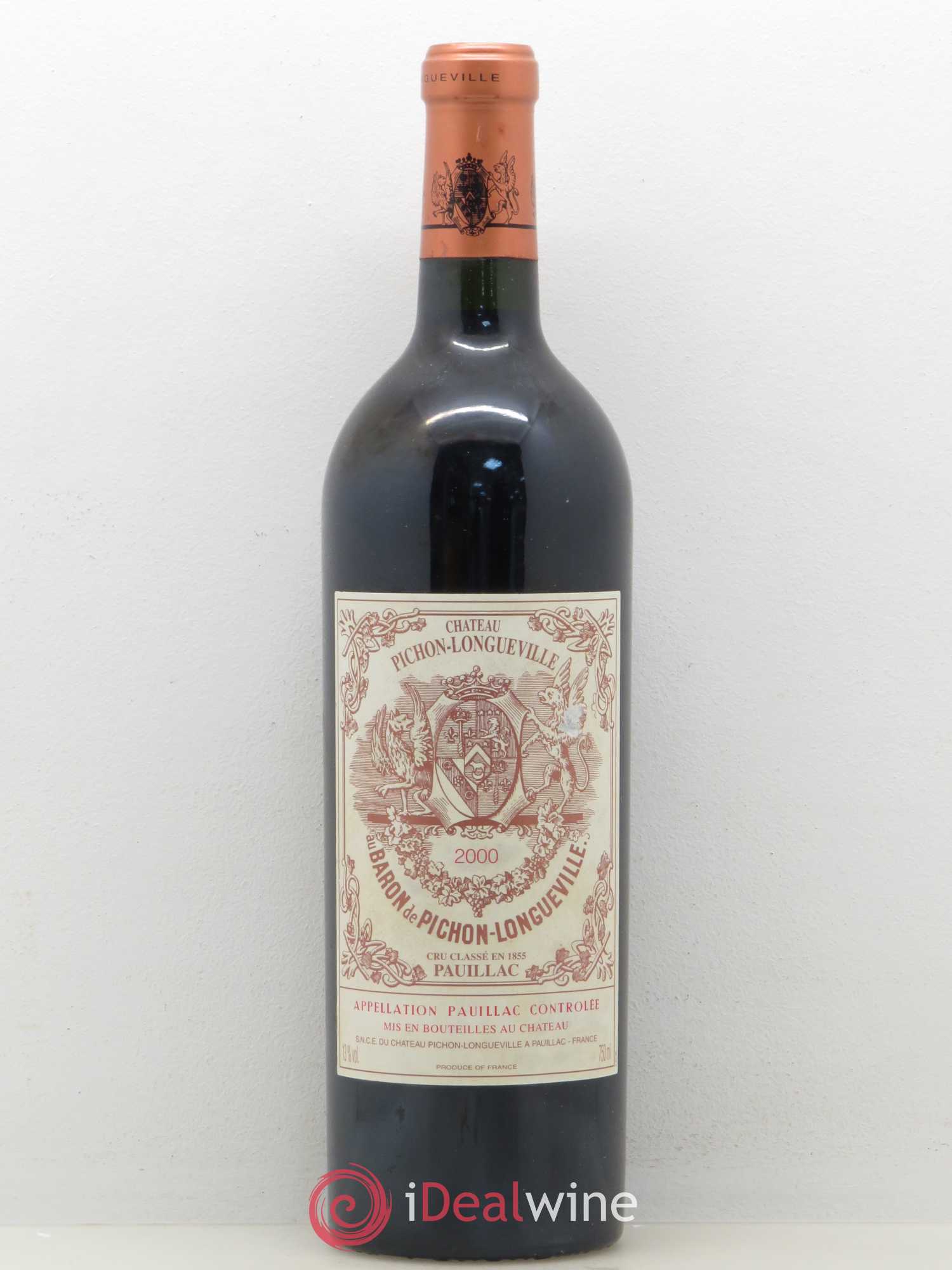 Pichon Longueville Baron 2ème Grand Cru Classé 2000 - Lot de 1 bouteille - 0