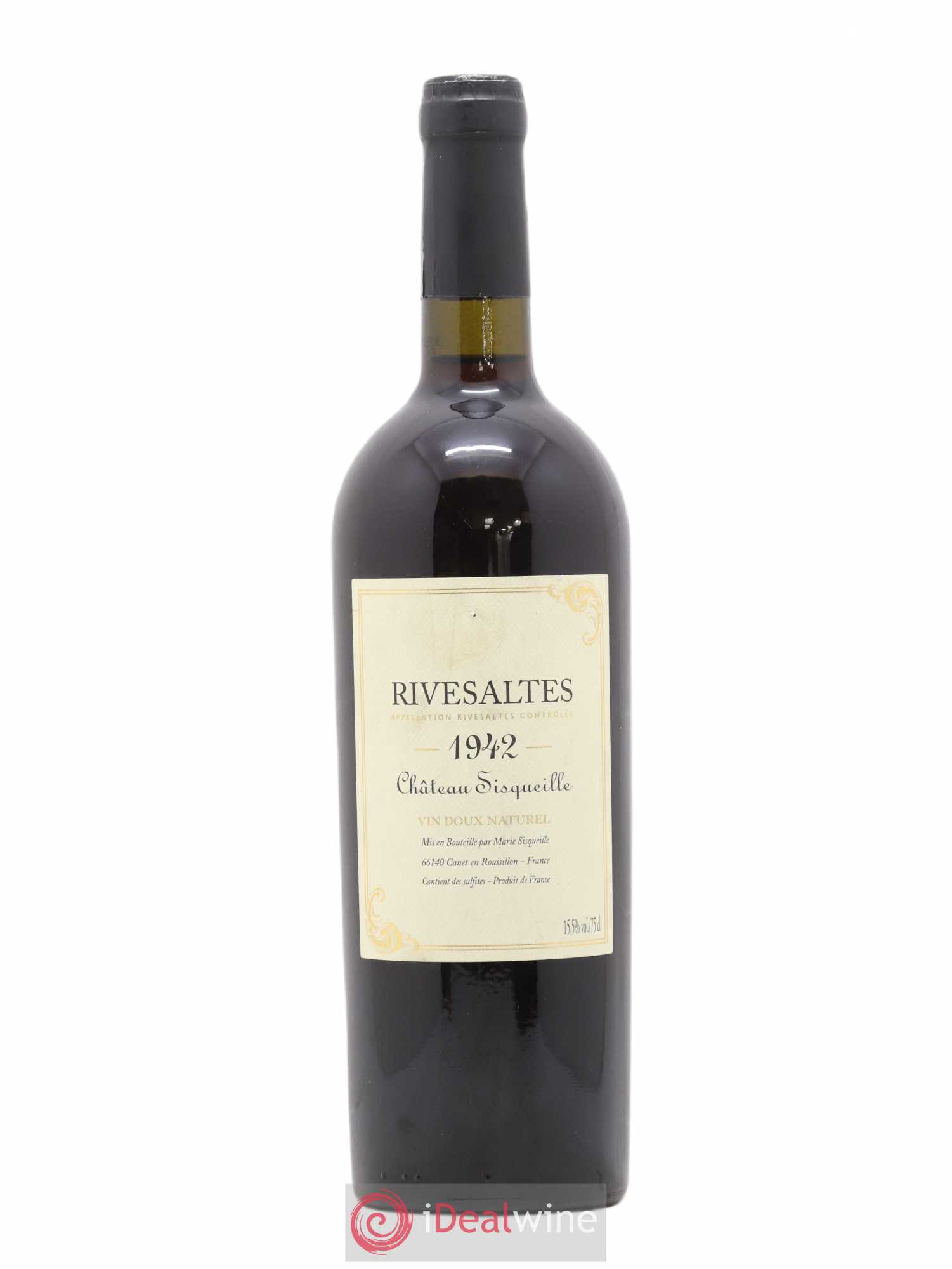 Rivesaltes Château Sisqueille 1942 - Posten von 1 Flasche - 0