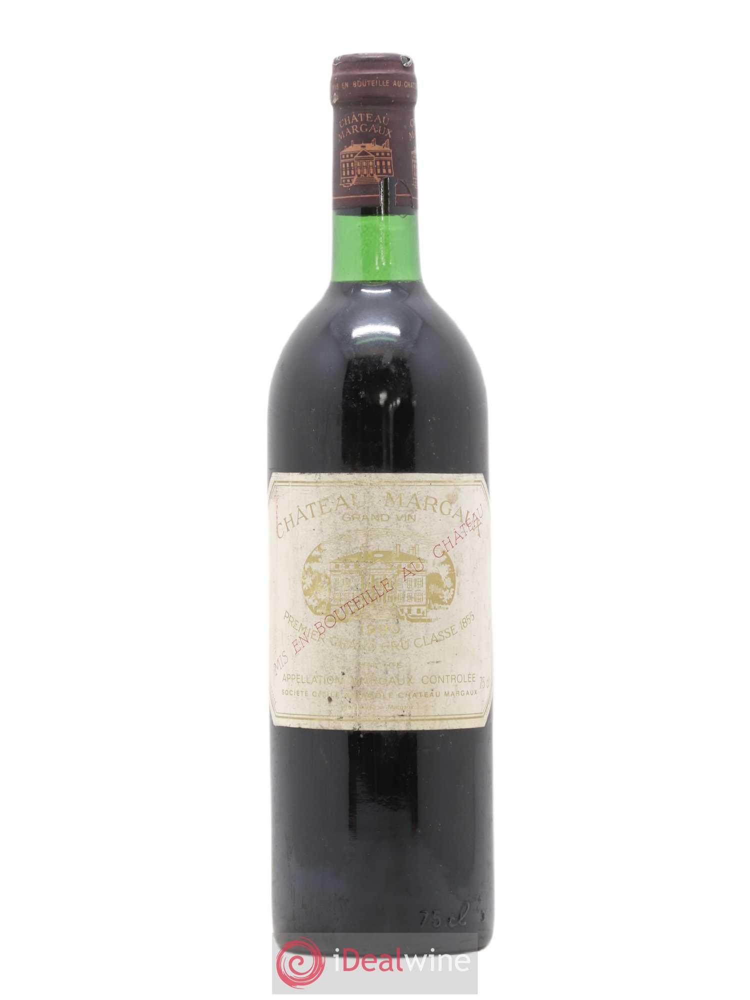 Château Margaux 1er Grand Cru Classé 1980 - Lot de 1 bouteille - 0