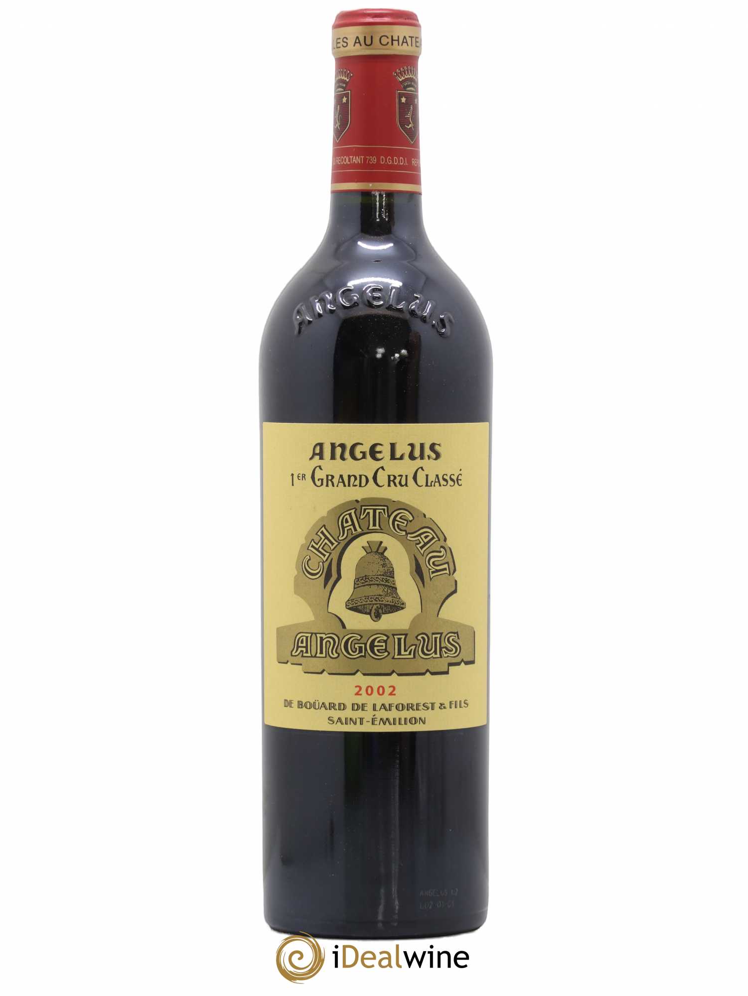 Château Angélus 1er Grand Cru Classé A 2002 - Lot de 1 bouteille - 0
