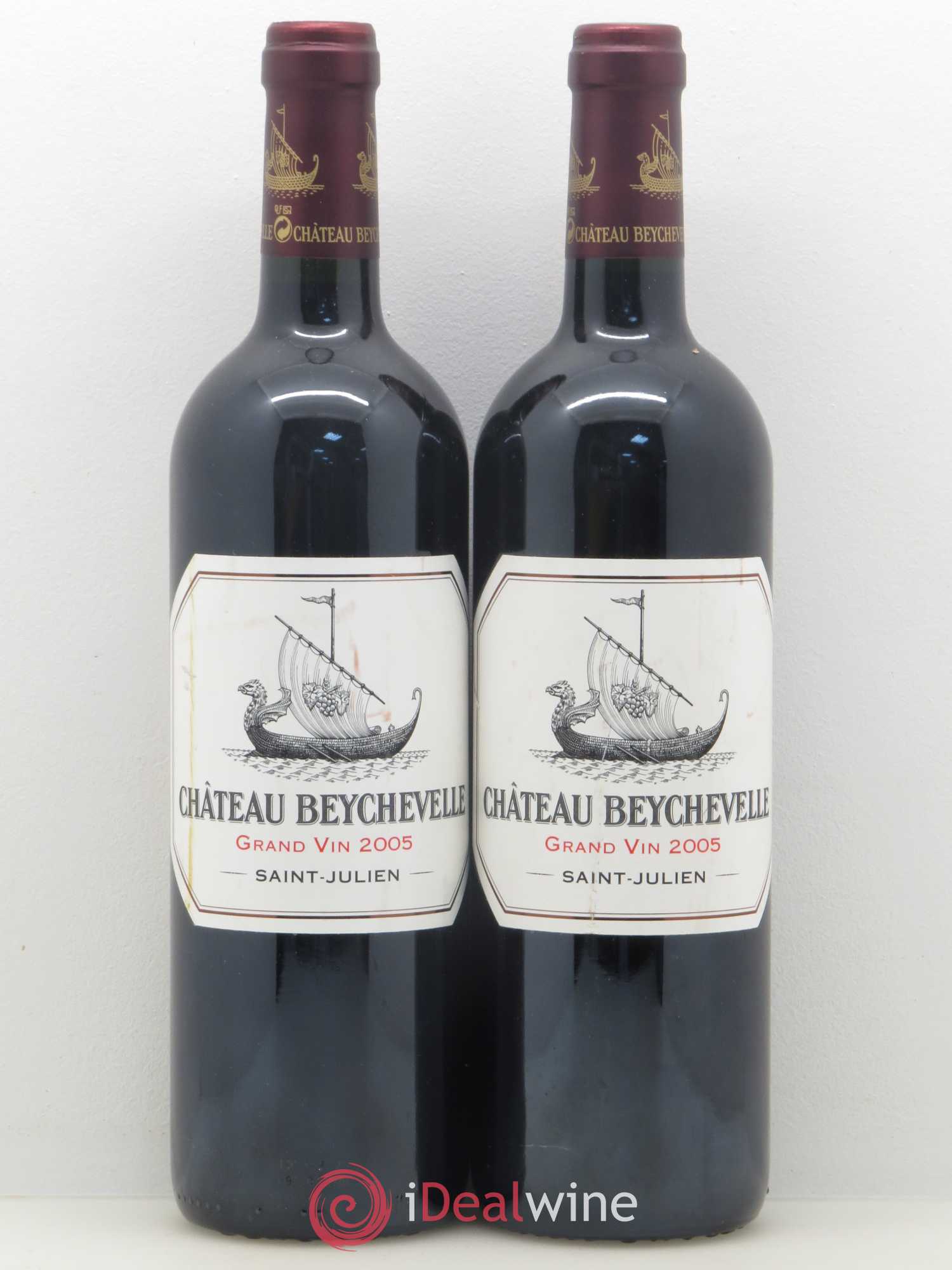 Château Beychevelle 4ème Grand Cru Classé 2005 - Lot de 2 bouteilles - 0