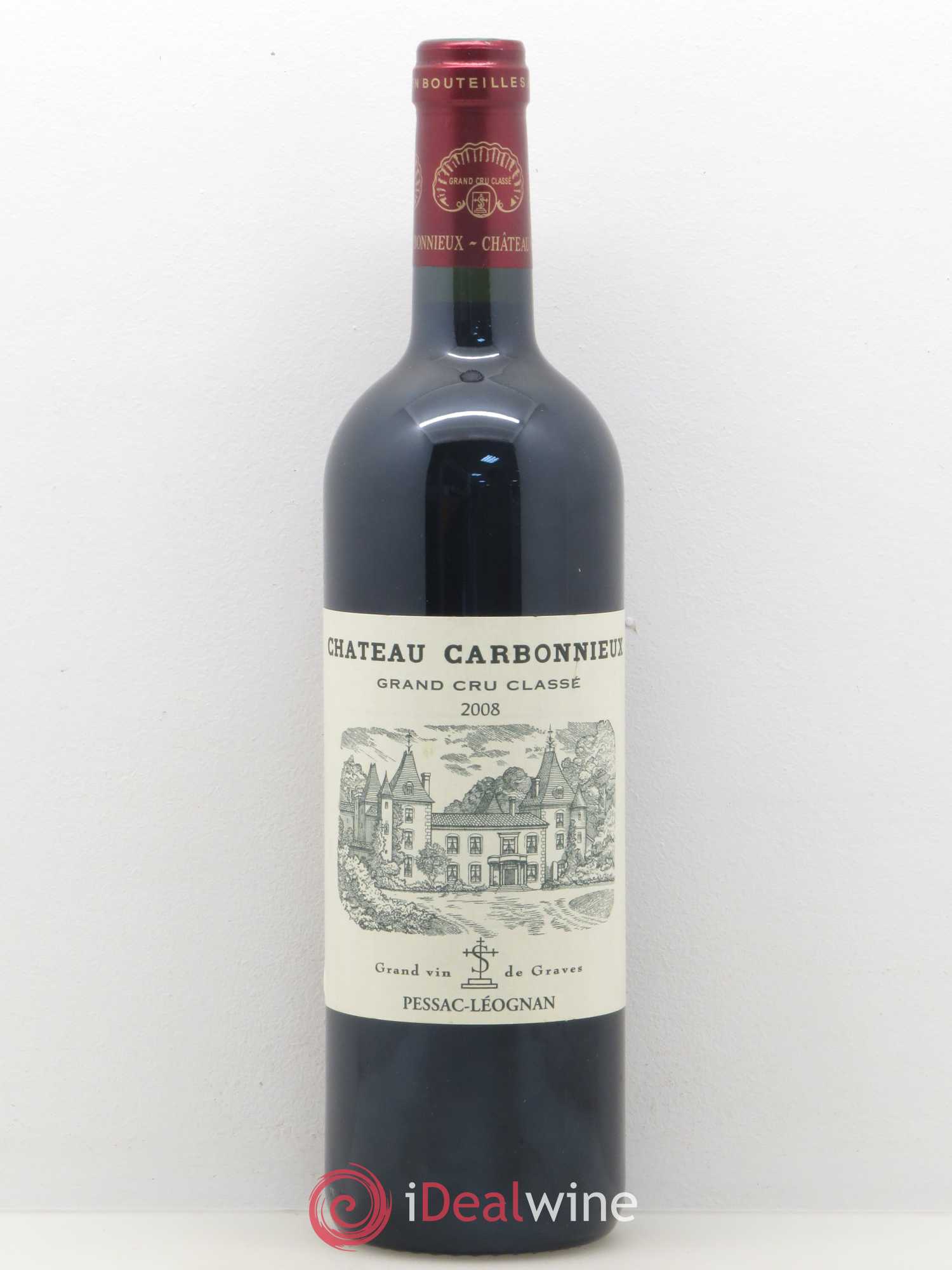 Château Carbonnieux Cru Classé de Graves 2008 - Lot de 1 bouteille - 0