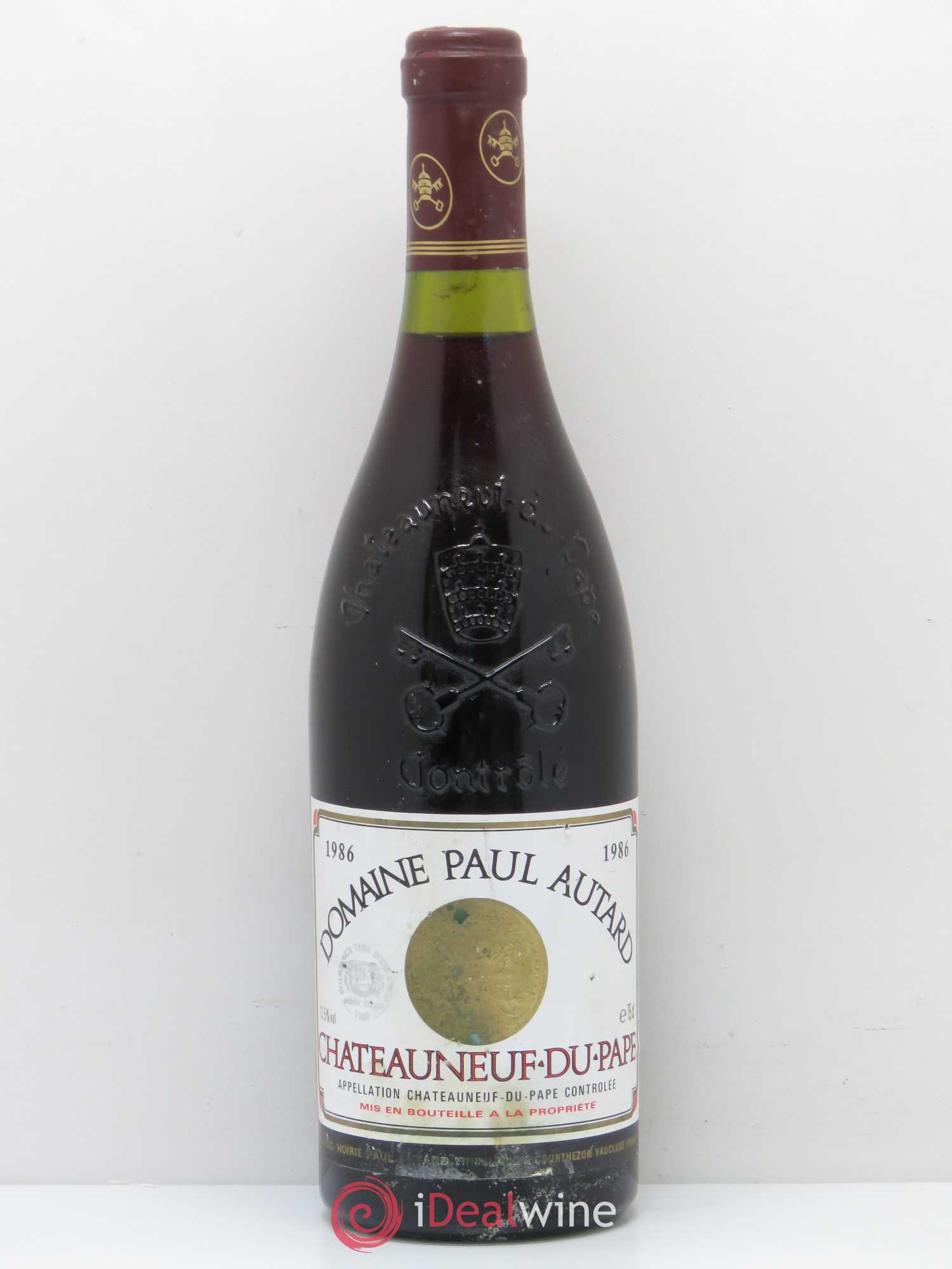 Châteauneuf-du-Pape Domaine Paul Autard Jean-Paul Autard 1986 - Lot de 1 bouteille - 0