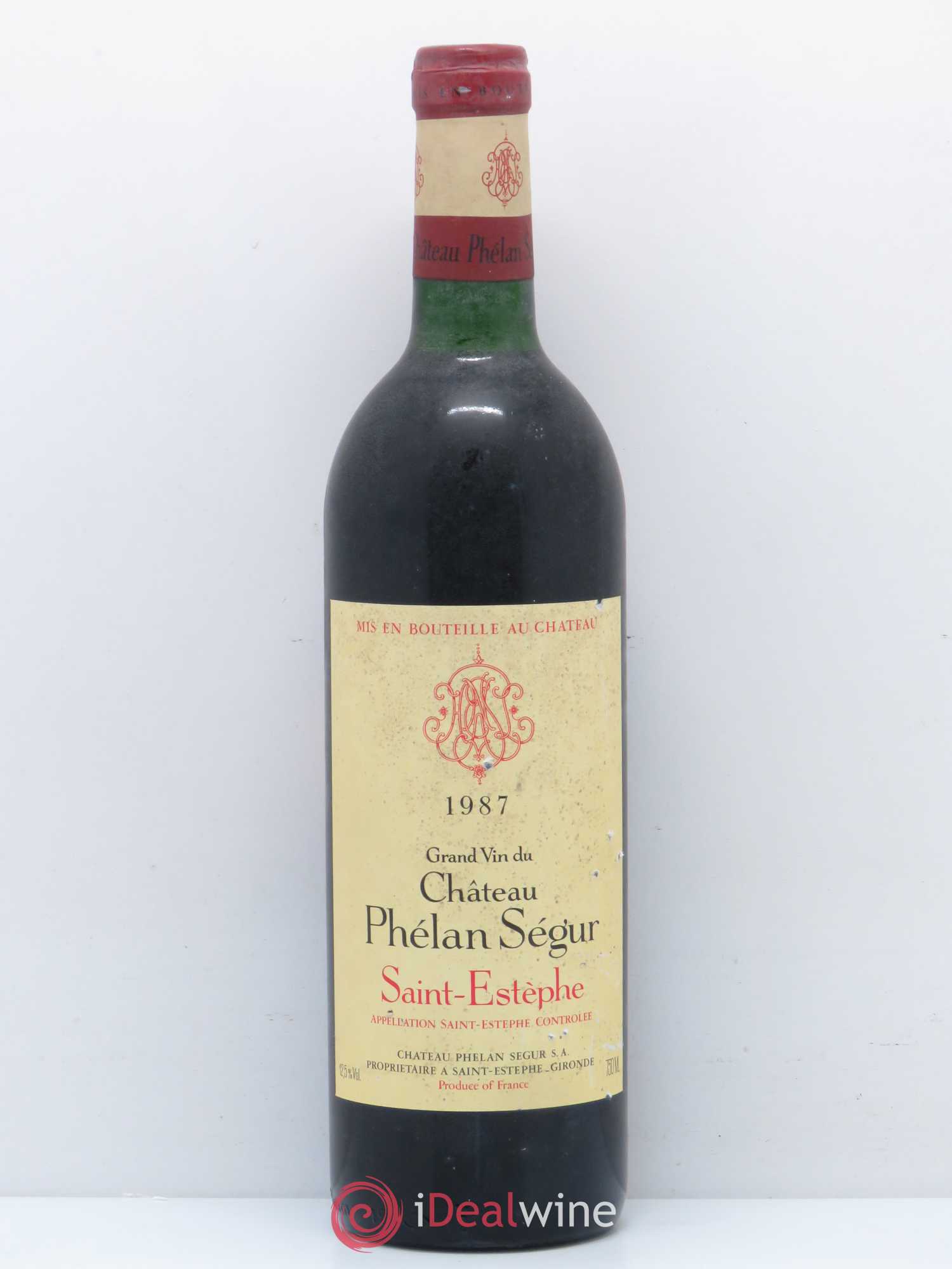Château Phélan Ségur 1987 - Lot de 1 bouteille - 0