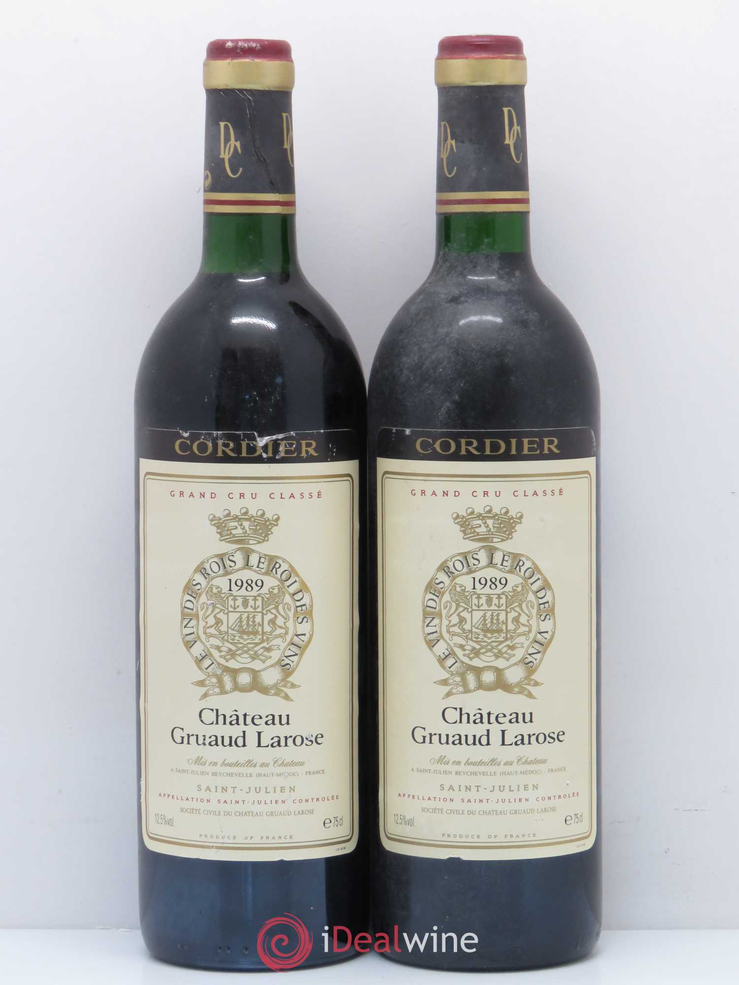 Château Gruaud Larose 2ème Grand Cru Classé 1989 - Lot de 2 bouteilles - 0