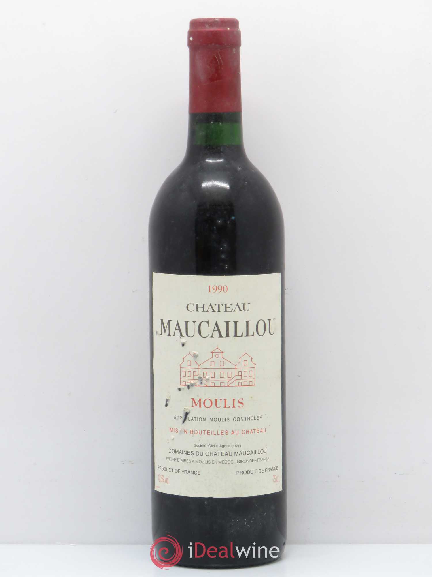 Château Maucaillou 1990 - Lot de 1 bouteille - 0